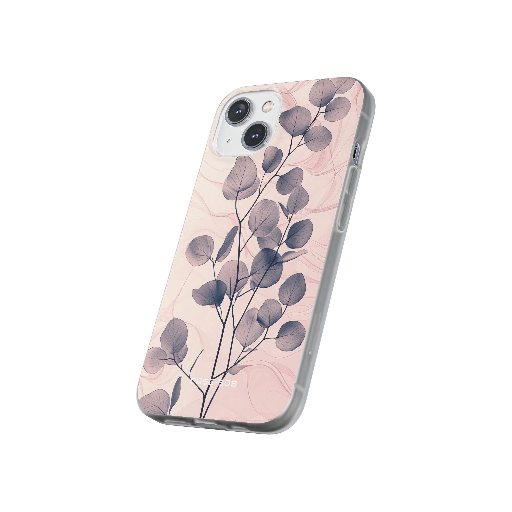 Veined Leaf Whisper iPhone 14 Case - Soft