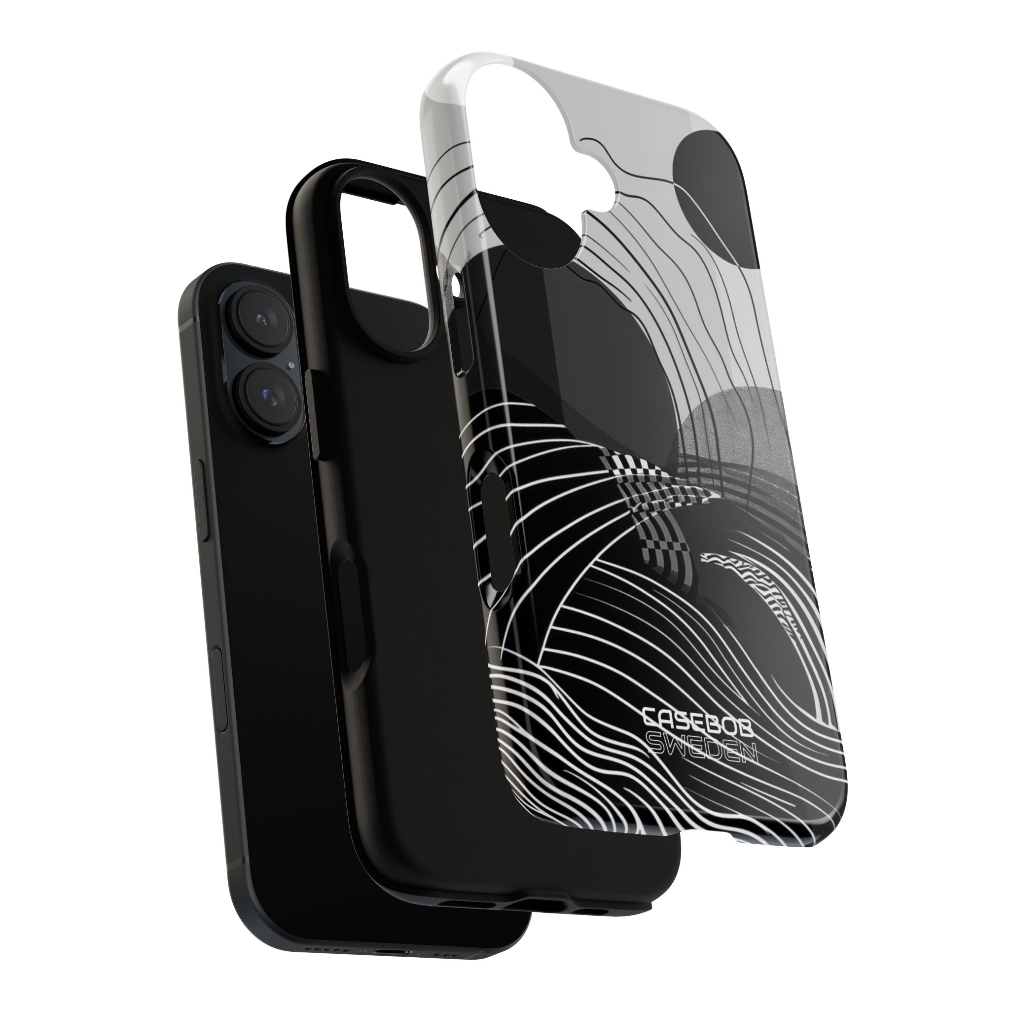 Monochrome Motion Flow iPhone 16 – Robust