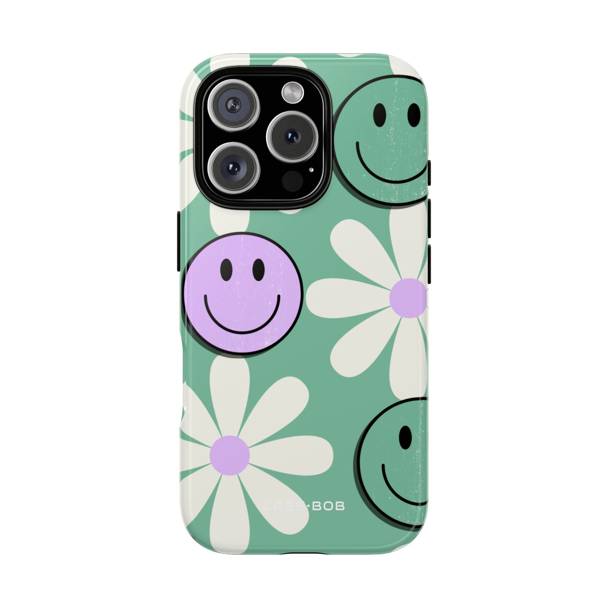 Smiley Bloom iPhone 16 Pro Case - Tough