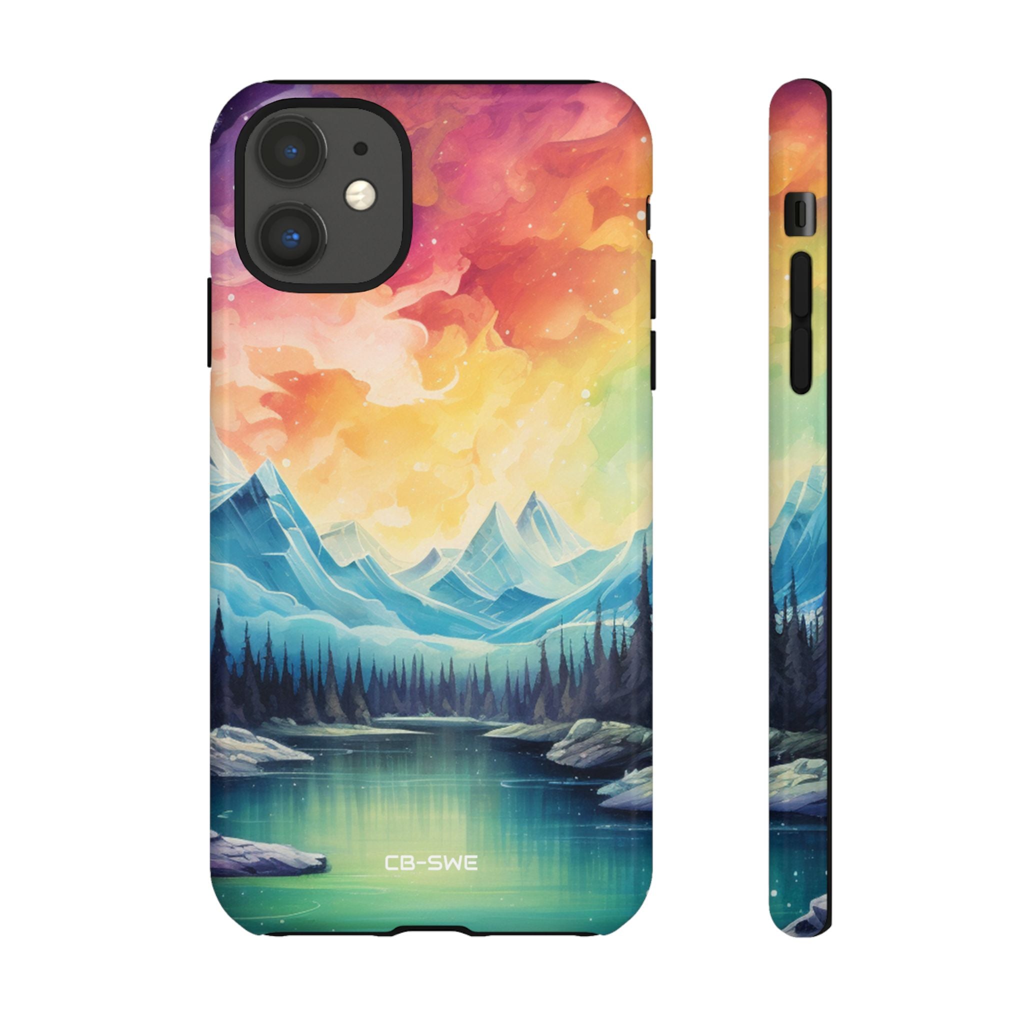 Mystical Mountain Sunset - iPhone Case