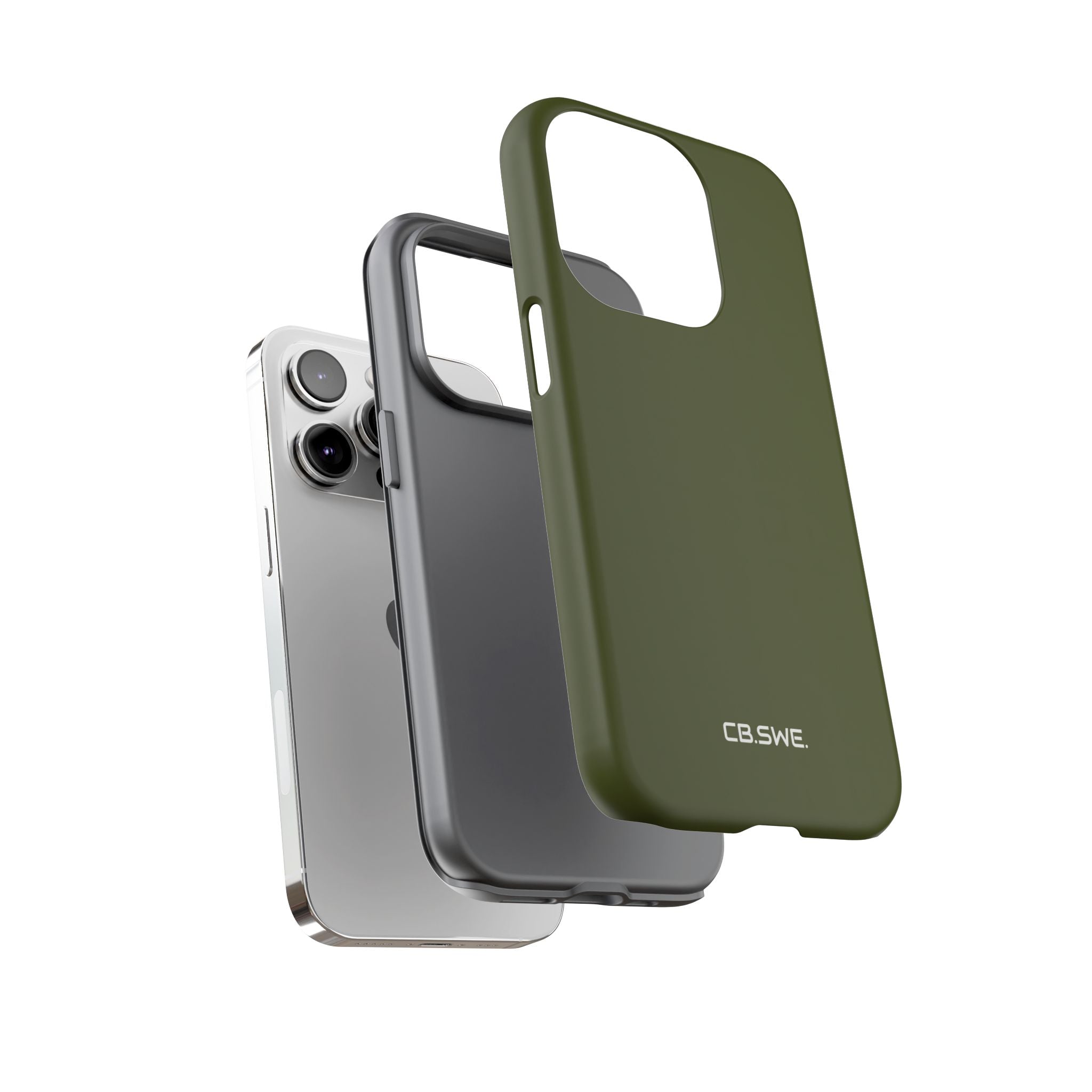 Armeegrüne iPhone-Hülle – Robust