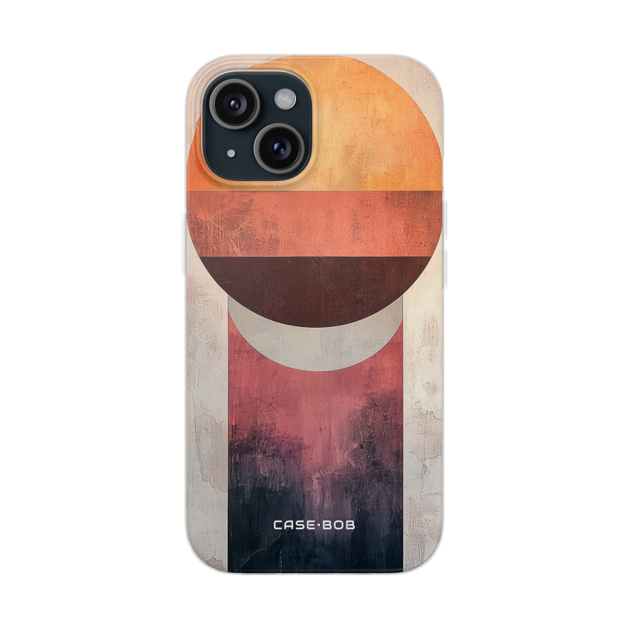 Sunset Orb iPhone 15 Case - Soft