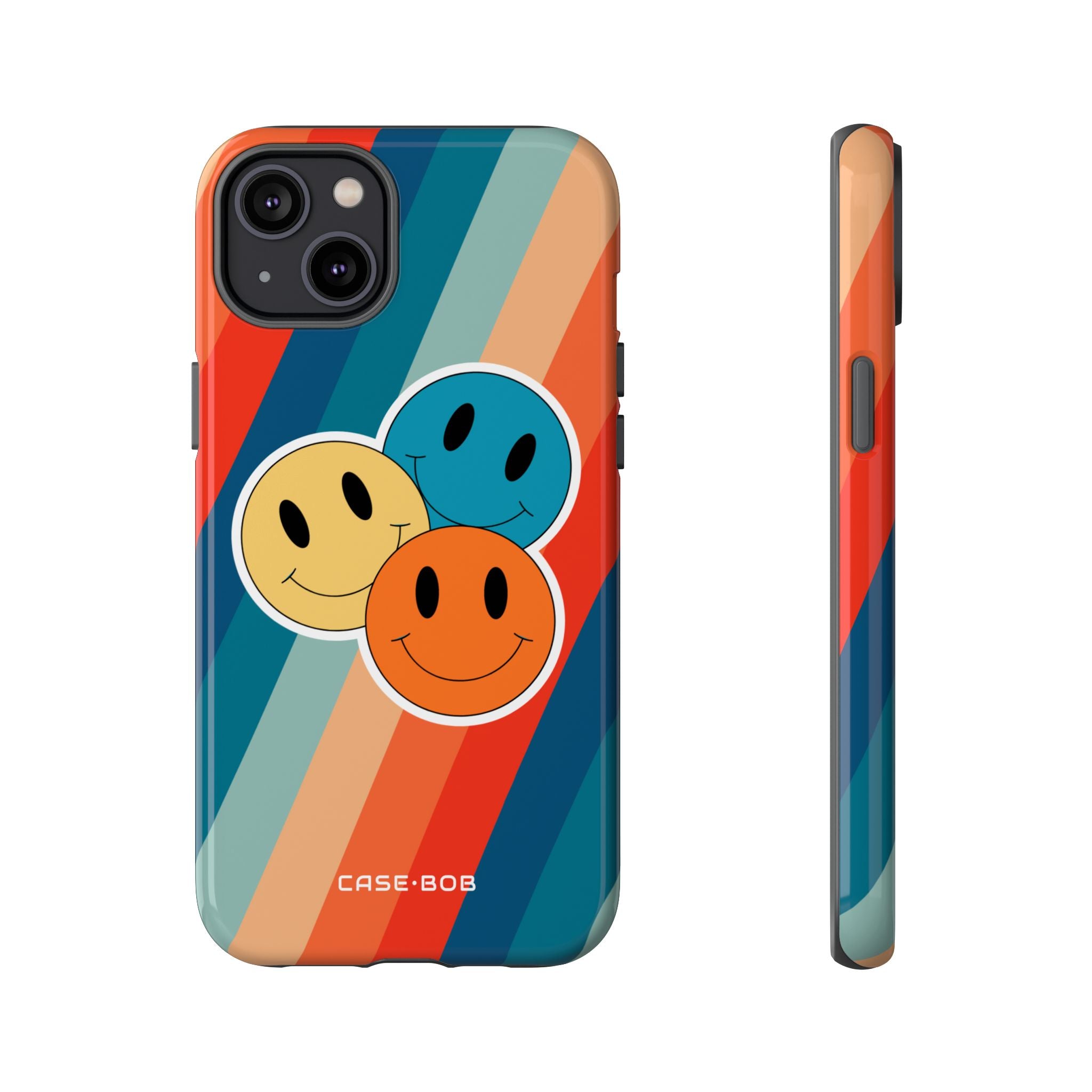 Triple Smile Breeze iPhone 14 Plus Case - Tough