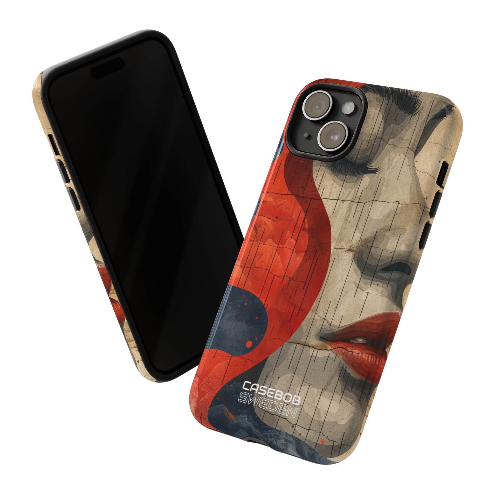 Crimson Flow Profile iPhone 15 - Resistente