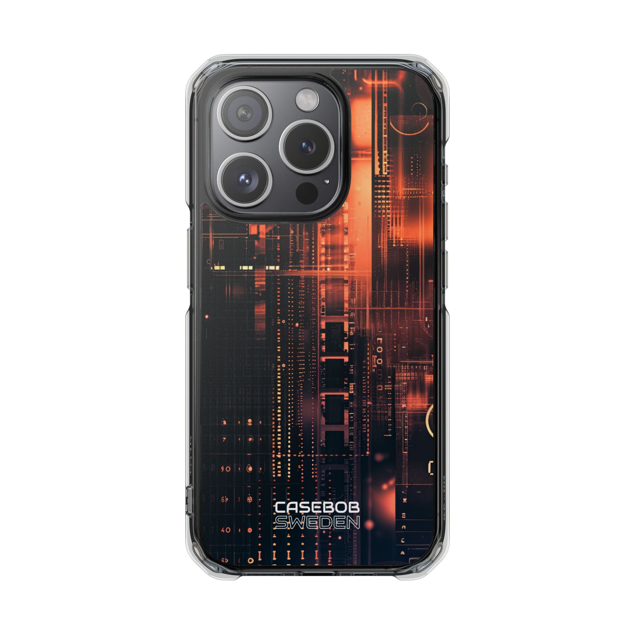 Neon Circuit Dreams iPhone 15 - Impact Clear+