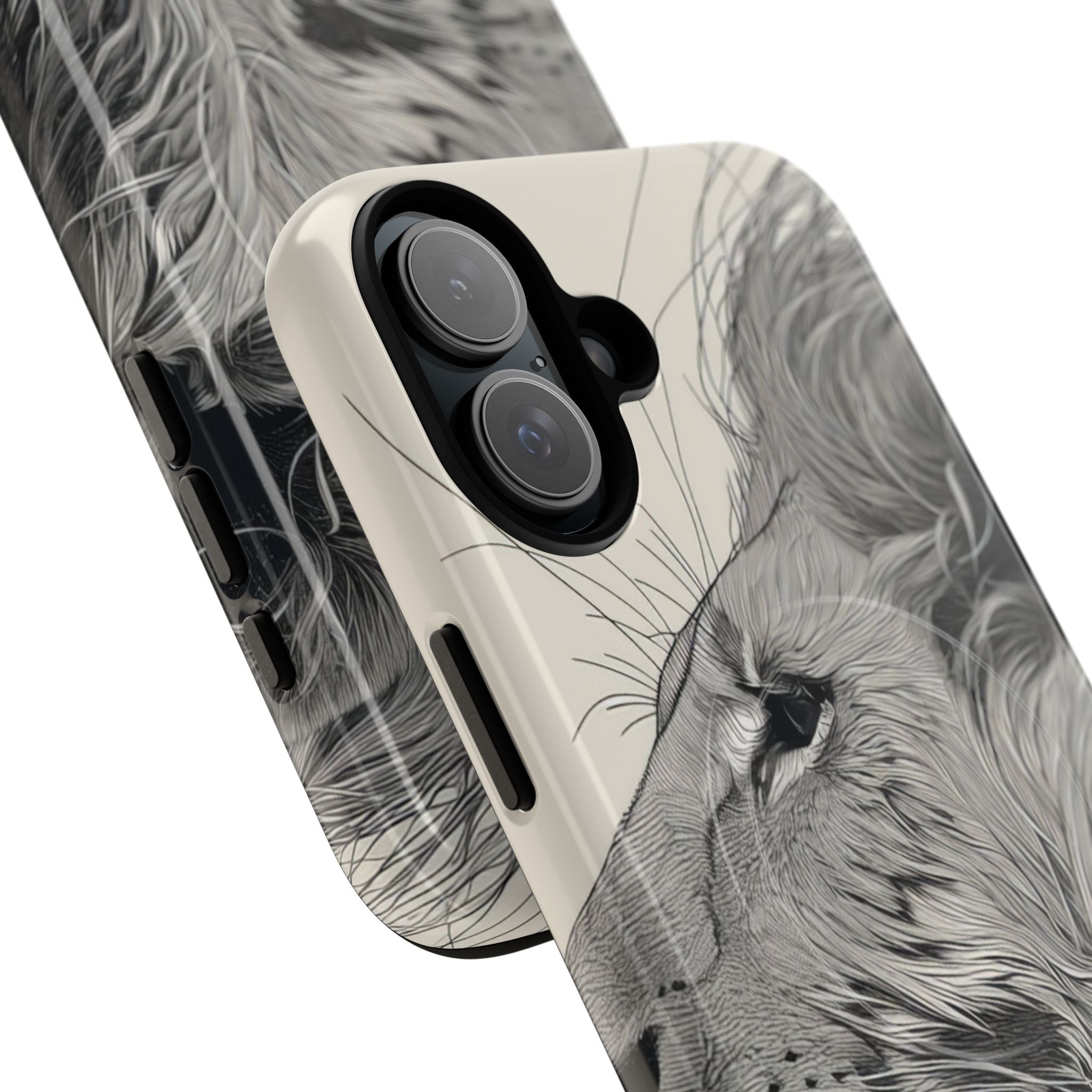 Majestic Lion Profile iPhone 16 - Tough+