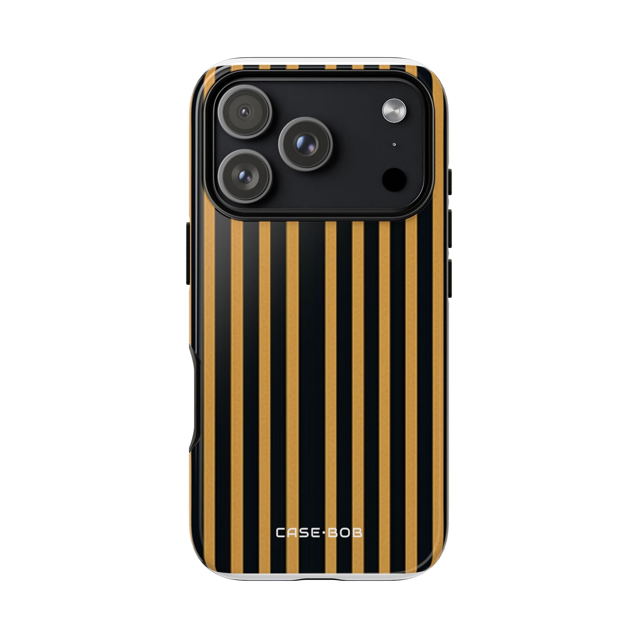 Golden Stripes iPhone 17 Pro Case - Tough