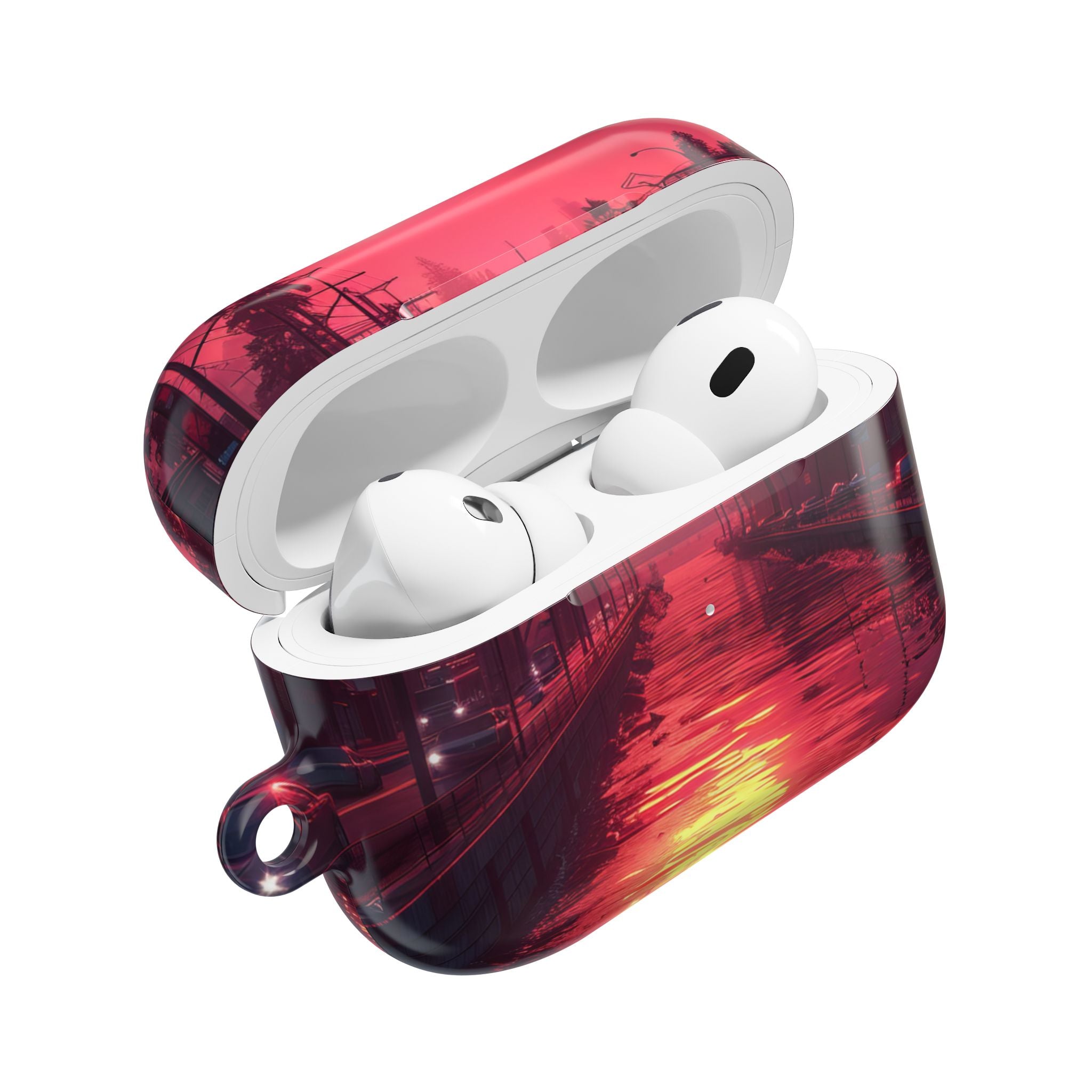 Gul Måne Refleksion - AirPods Cover