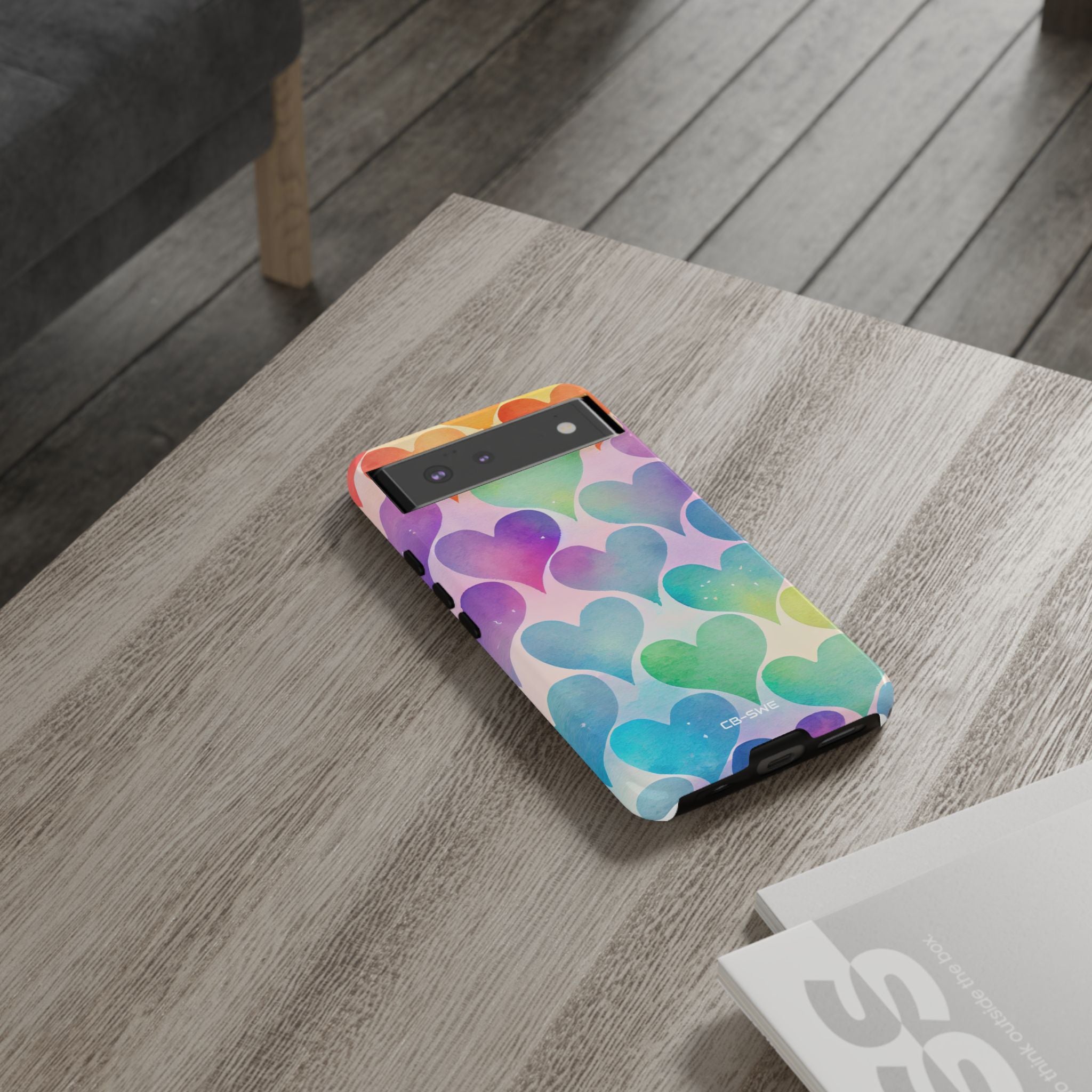Watercolor Heart Symphony - Google Pixel Case