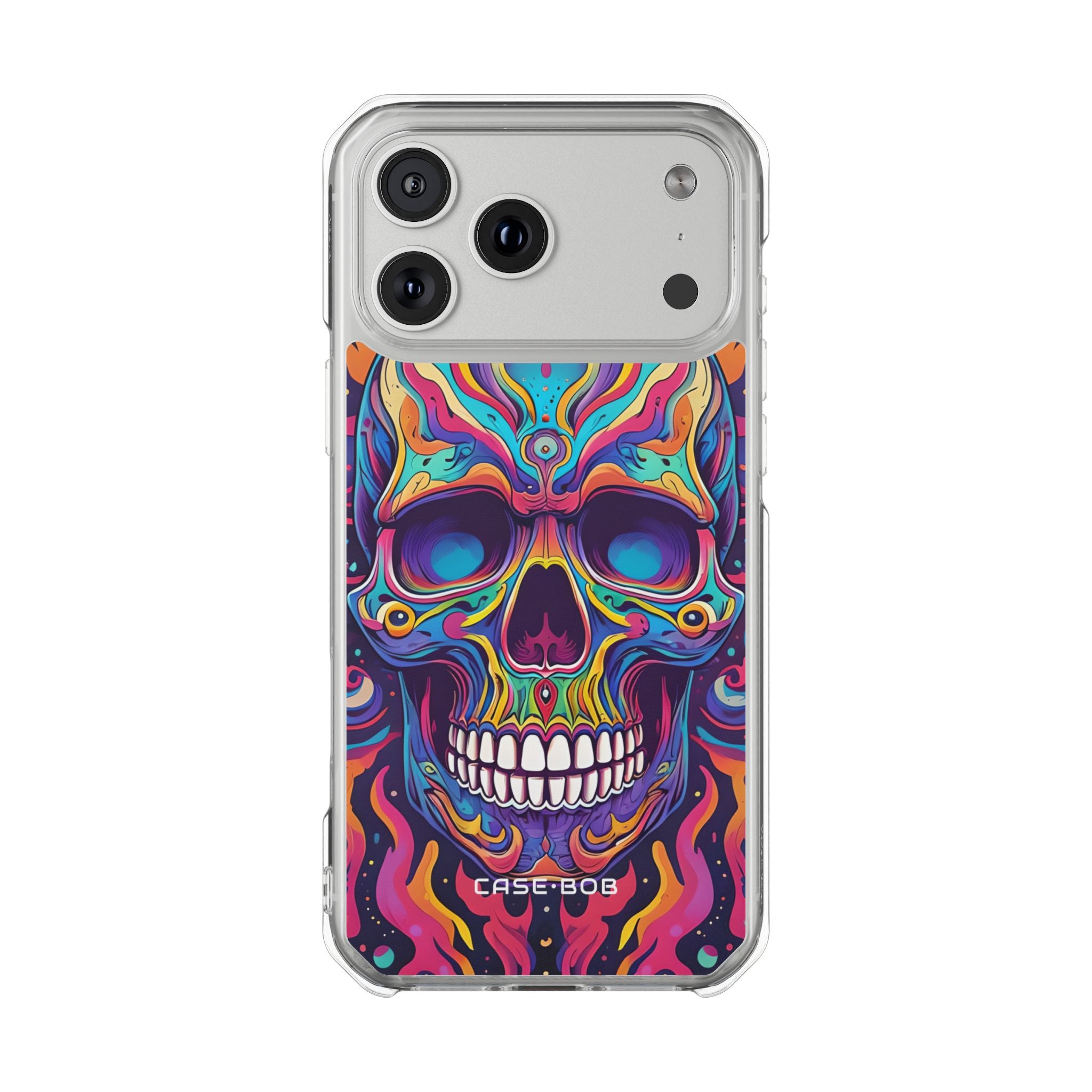 Psychedelic Skull iPhone 17 Pro Max Case - Impact