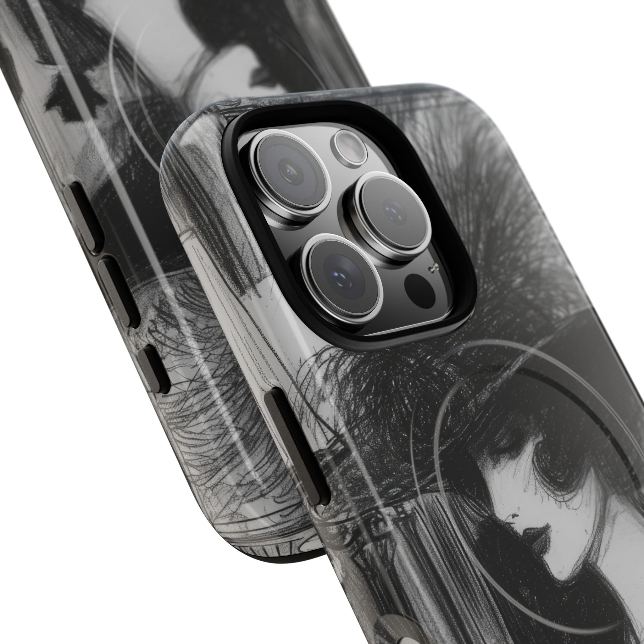 Vintage Feather Elegance iPhone 16 - Tough+