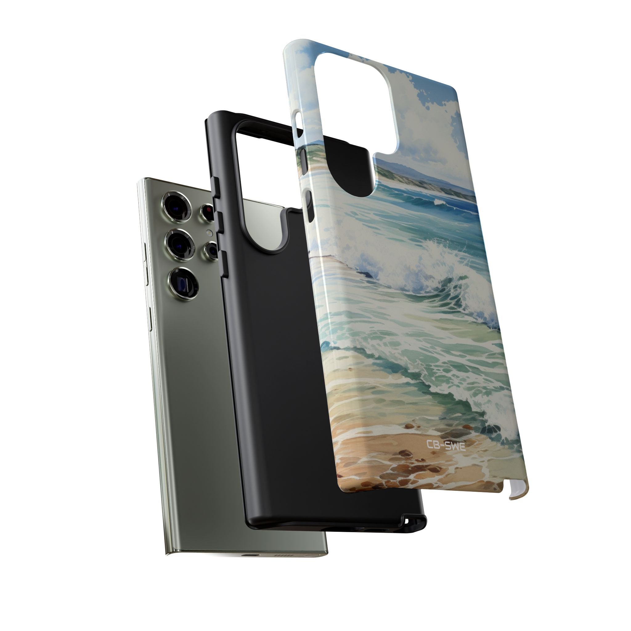 Serene Coastal Watercolors - Samsung Case