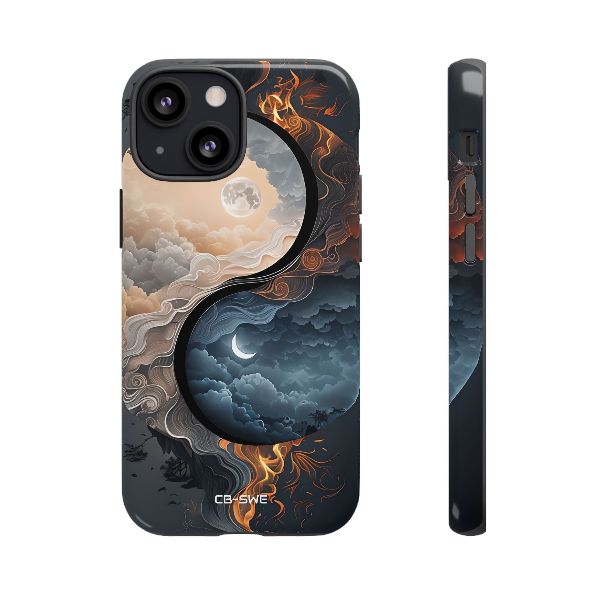Moonlit Elemental Harmony - iPhone Case