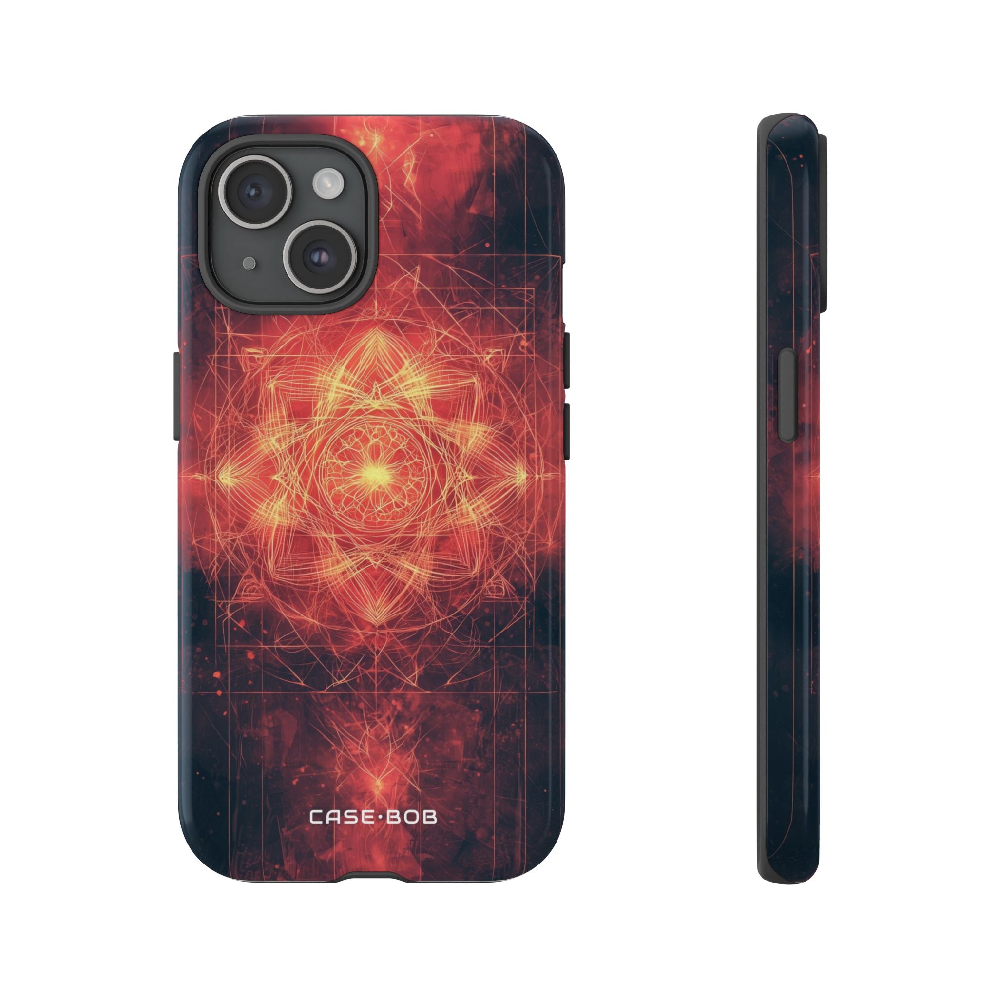 Radiant Mandala iPhone 15 Case - Tough