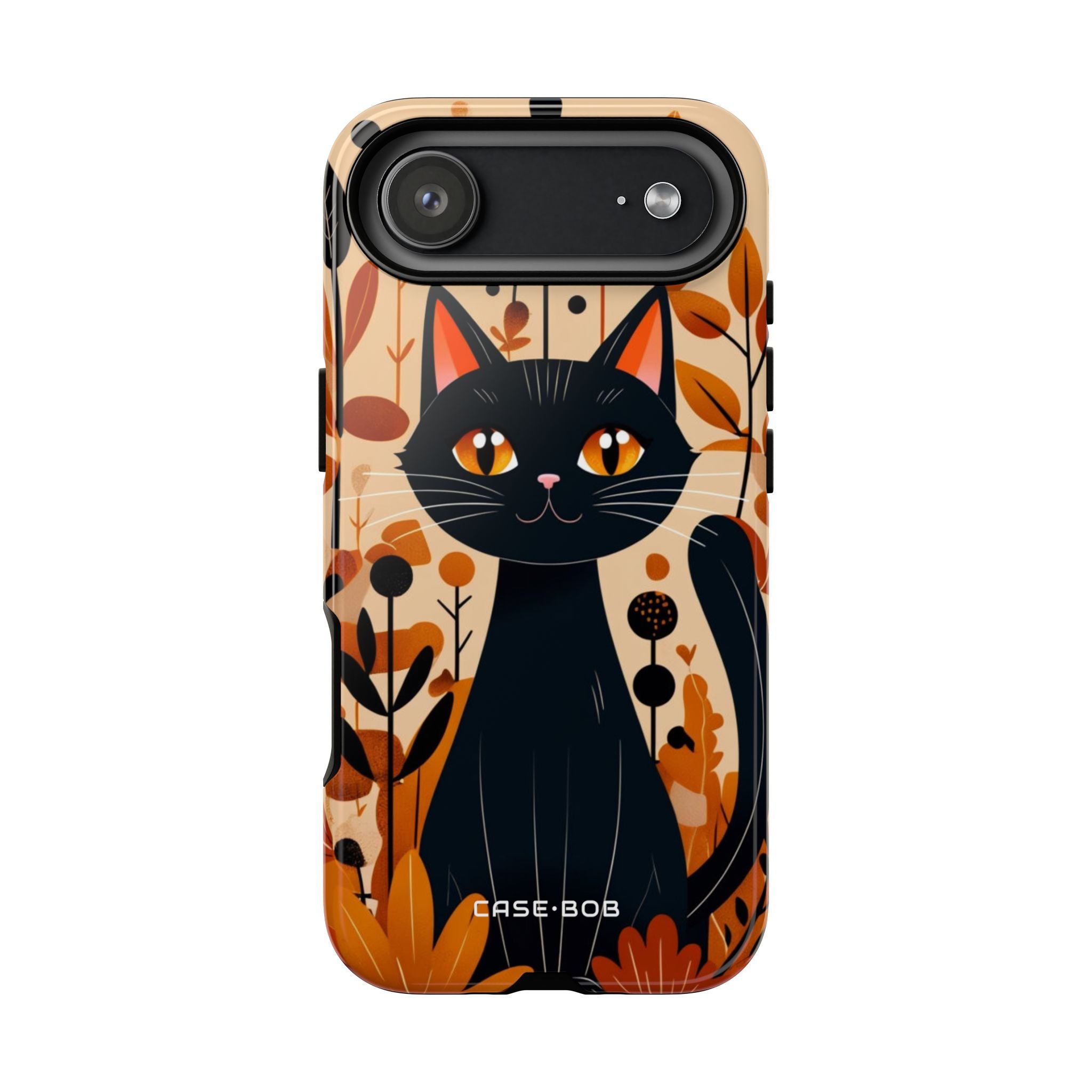 Black Cat Glow iPhone 17 Air Case - Tough