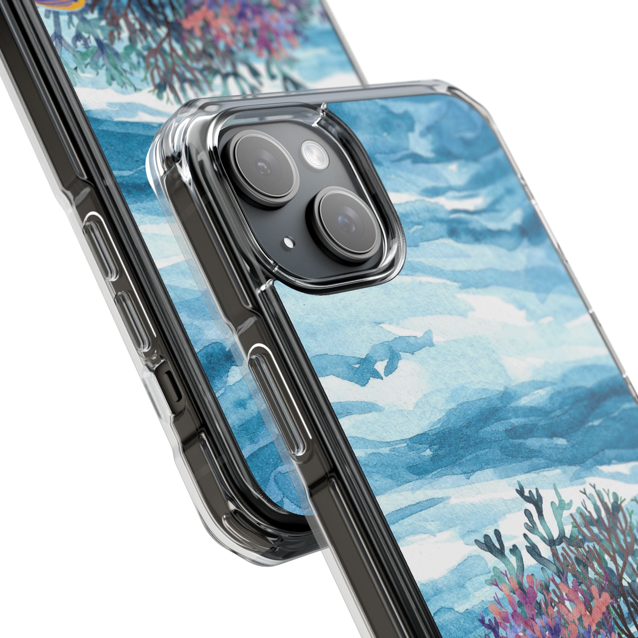 Aquatic Life Watercolors iPhone Case - Impact