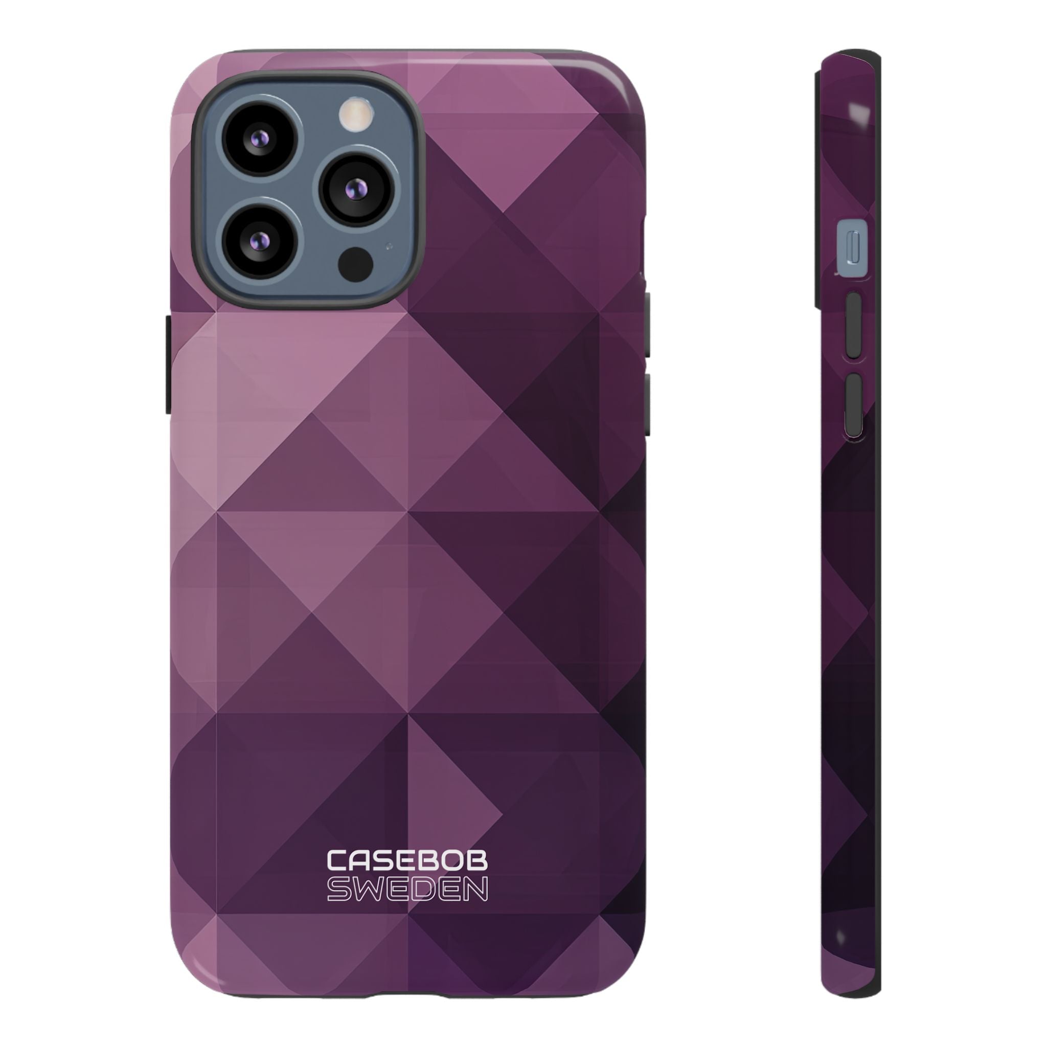Purple Geometric Mosaic iPhone 13 - Tough
