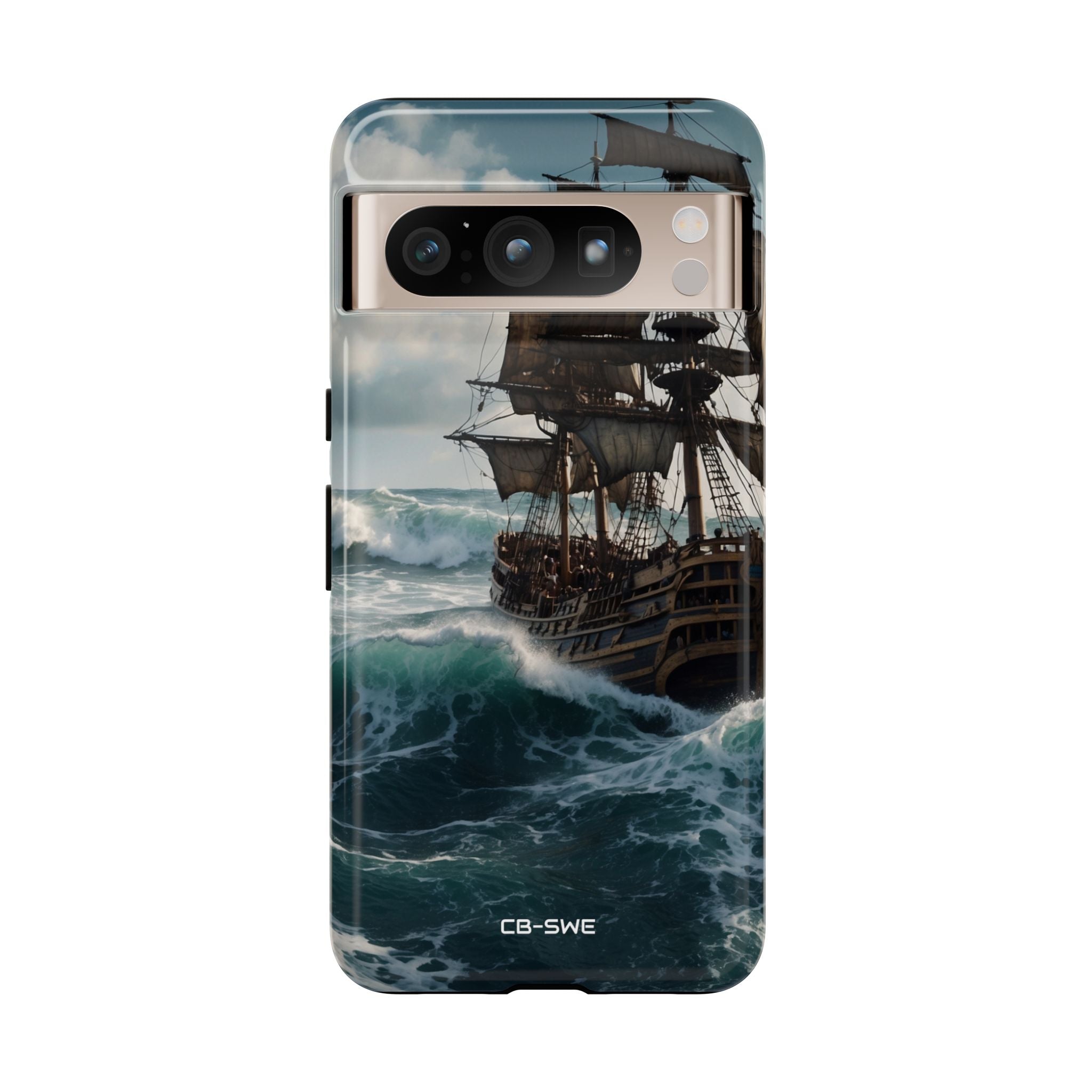 Ship Faces Waves - Google Pixel Case