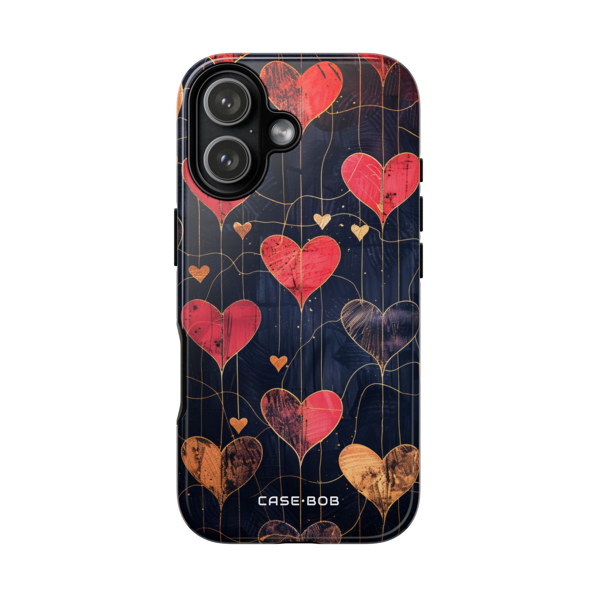 Golden Hearts Network iPhone 17 Case - Tough