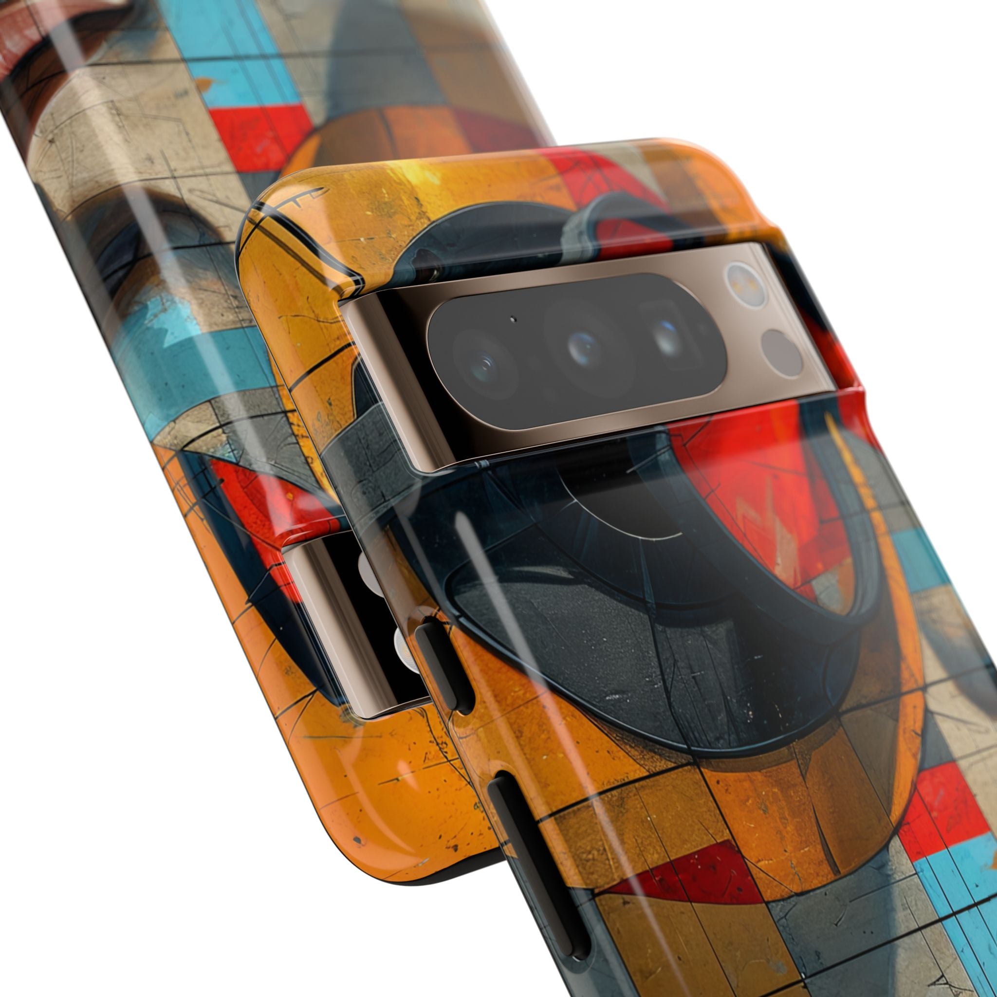 Futuristic Cubist Visions Google Pixel 8 - Tough