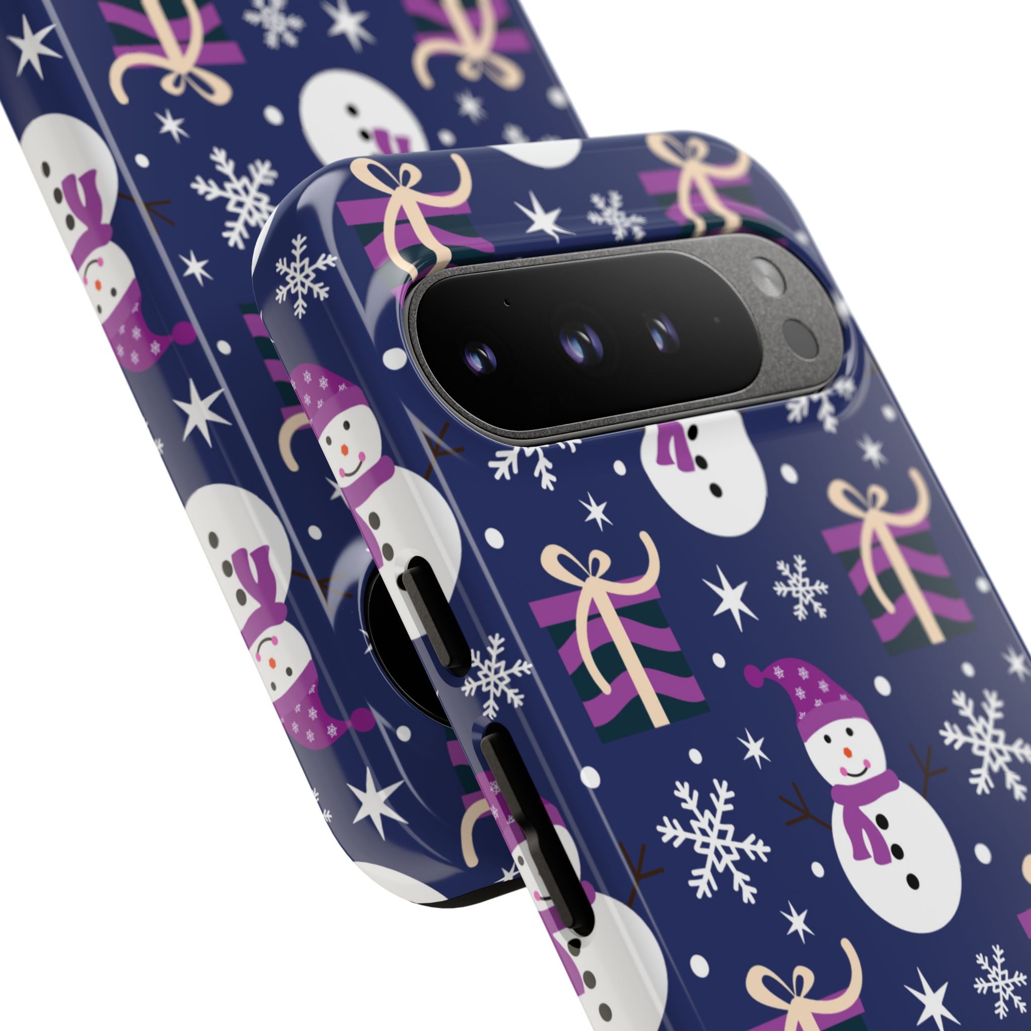 Snowmen Celebrate Joy - Google Pixel Case