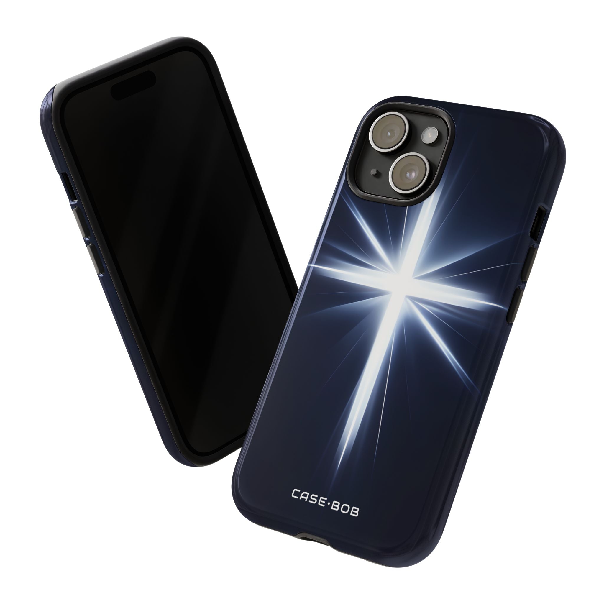 Glowing Crossburst iPhone 15 Case - Tough
