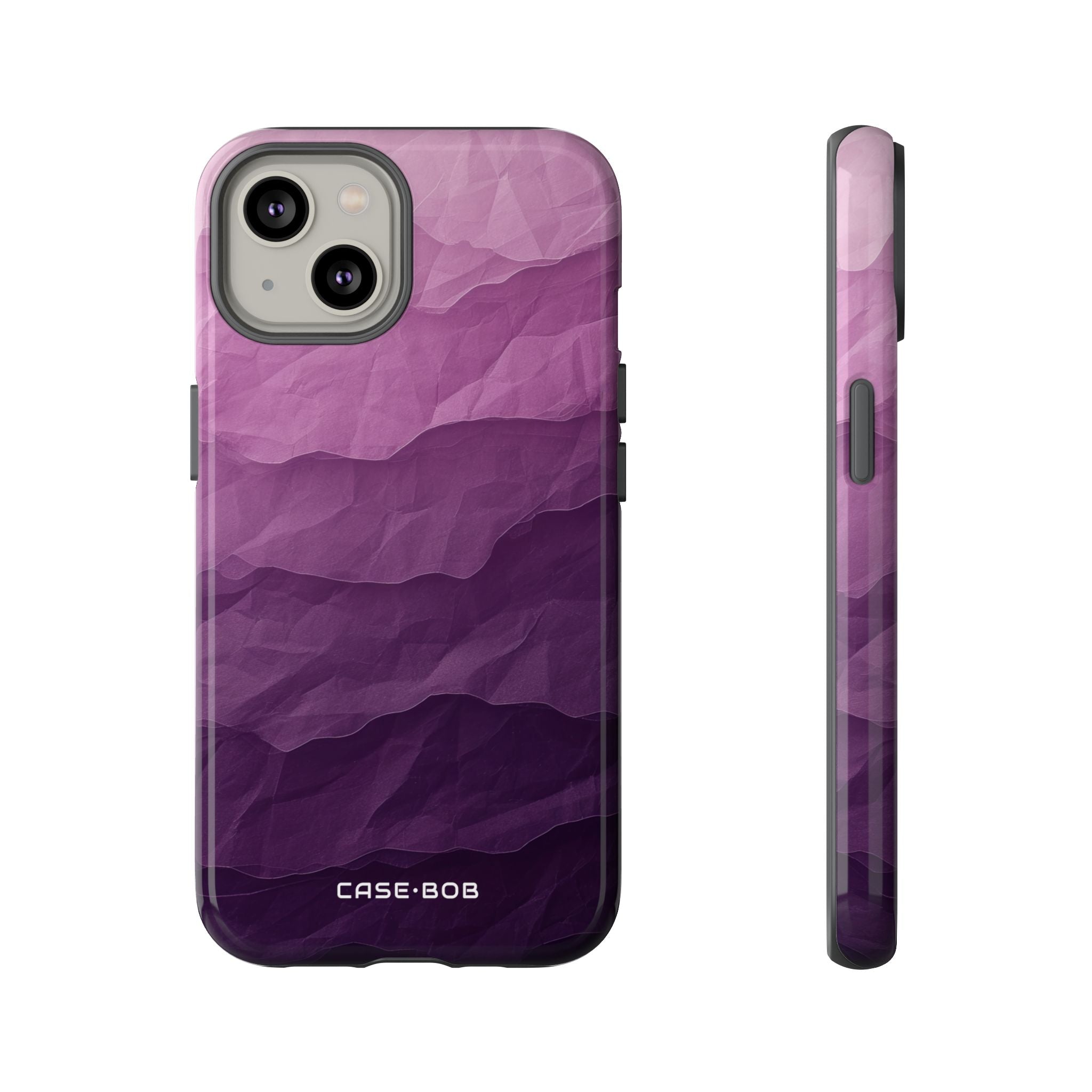 Purple Wave Layers iPhone 14 Case - Tough