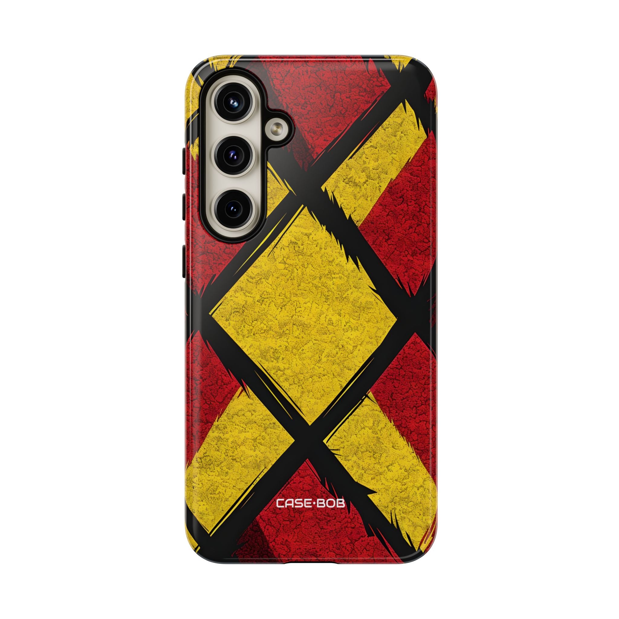 Vibrant Geometric Diamonds Samsung S24+ Case • Tough