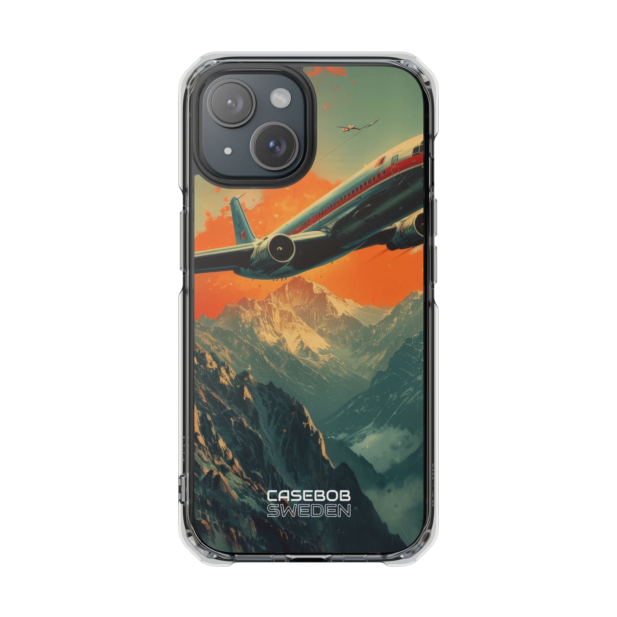 Soaring Mountain Flight iPhone 15 - Impact Clear+
