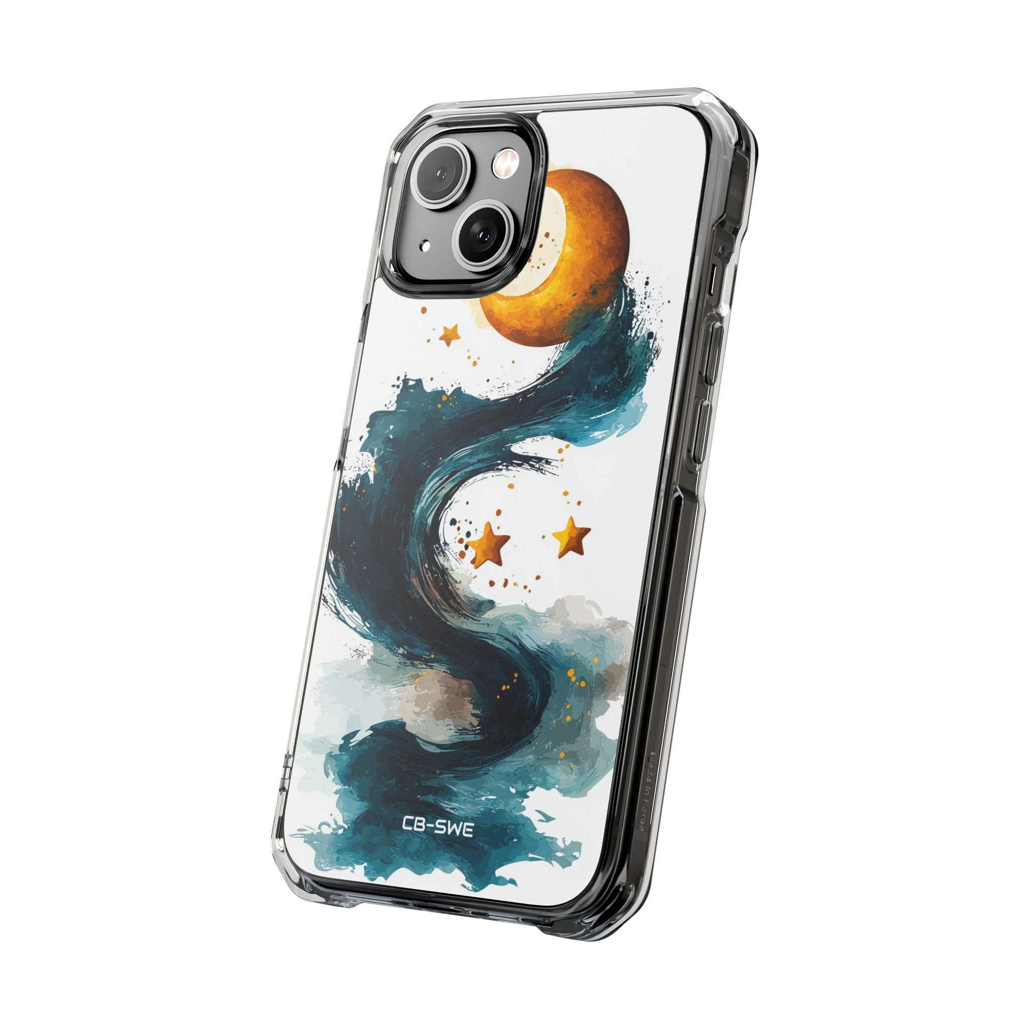 Celestial Waves Dance iPhone Case - Impact