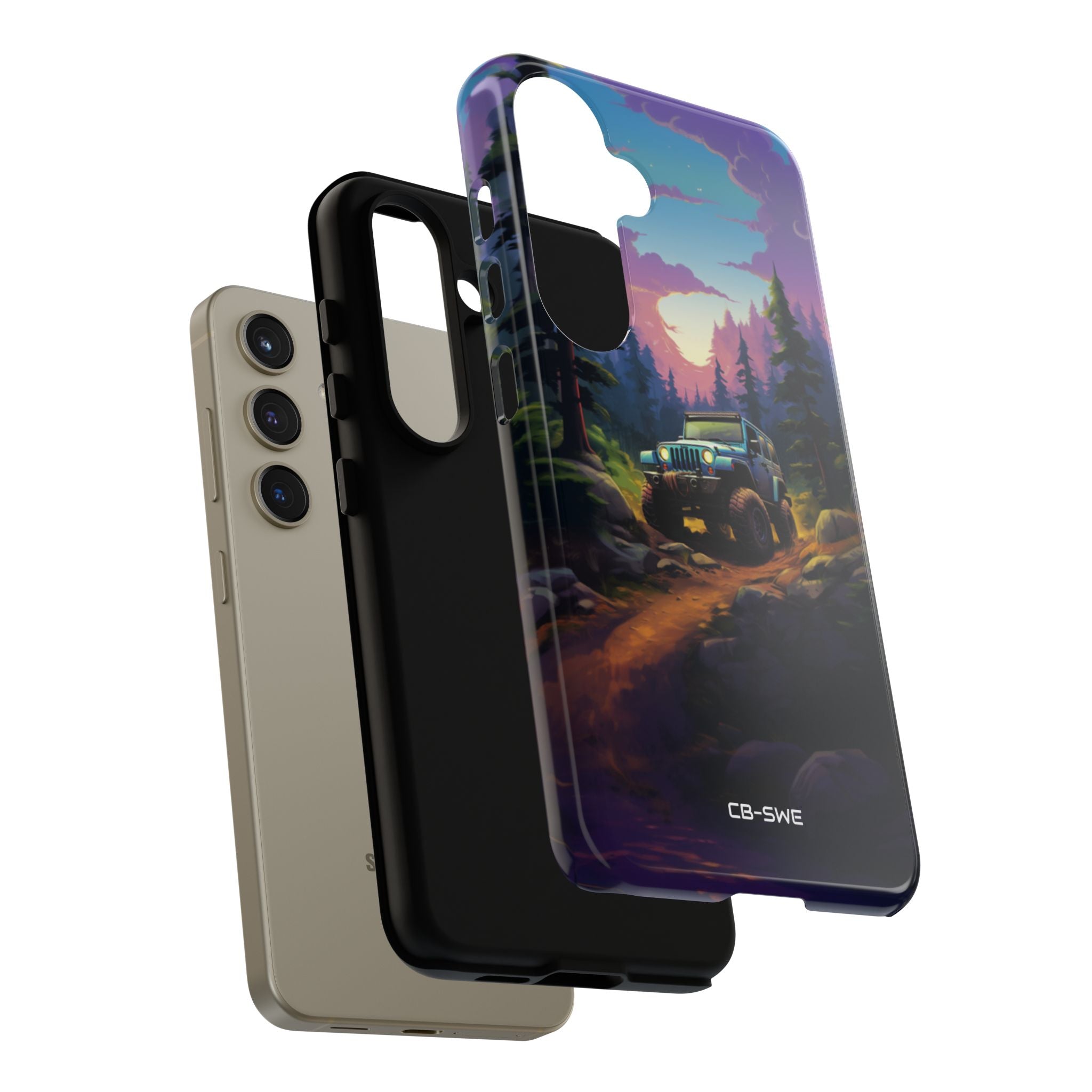 Sunset Forest Drive - Samsung Case