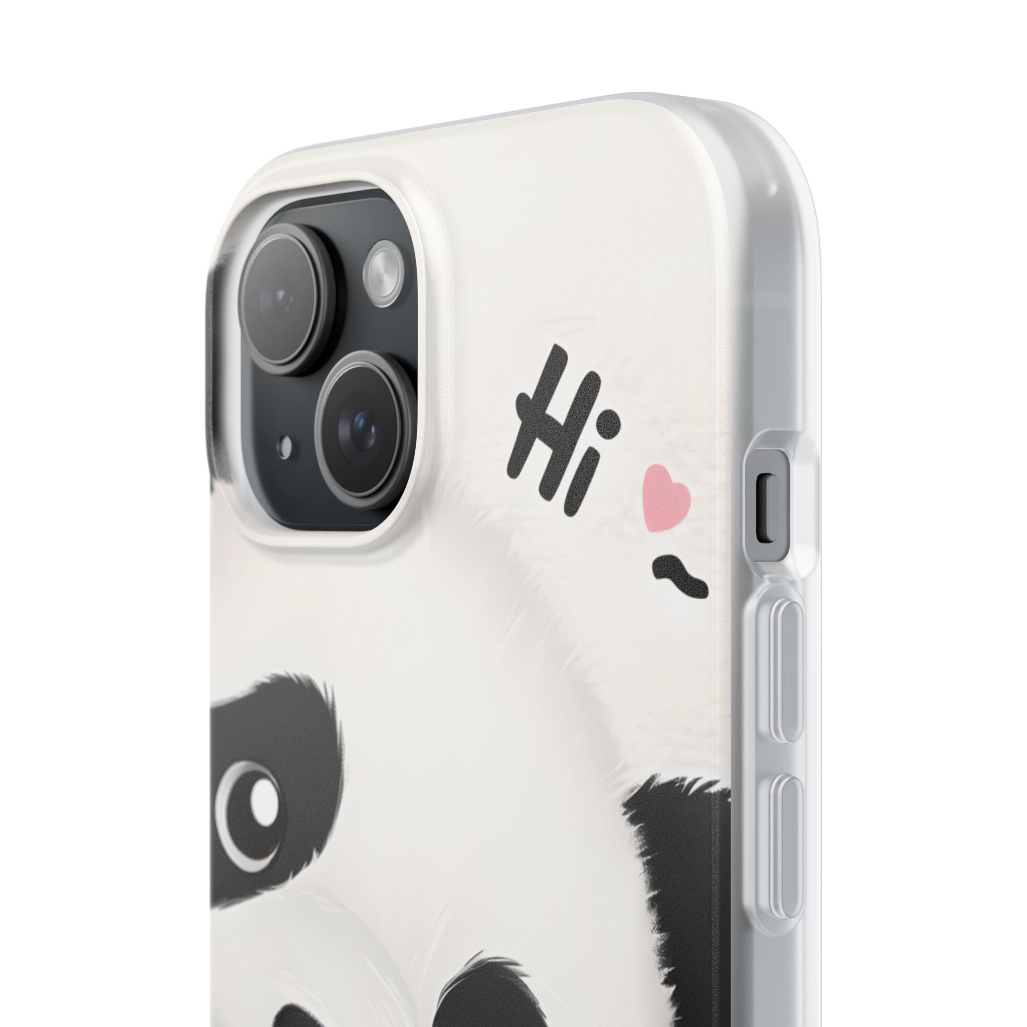 Panda Glow iPhone 15 Case - Soft