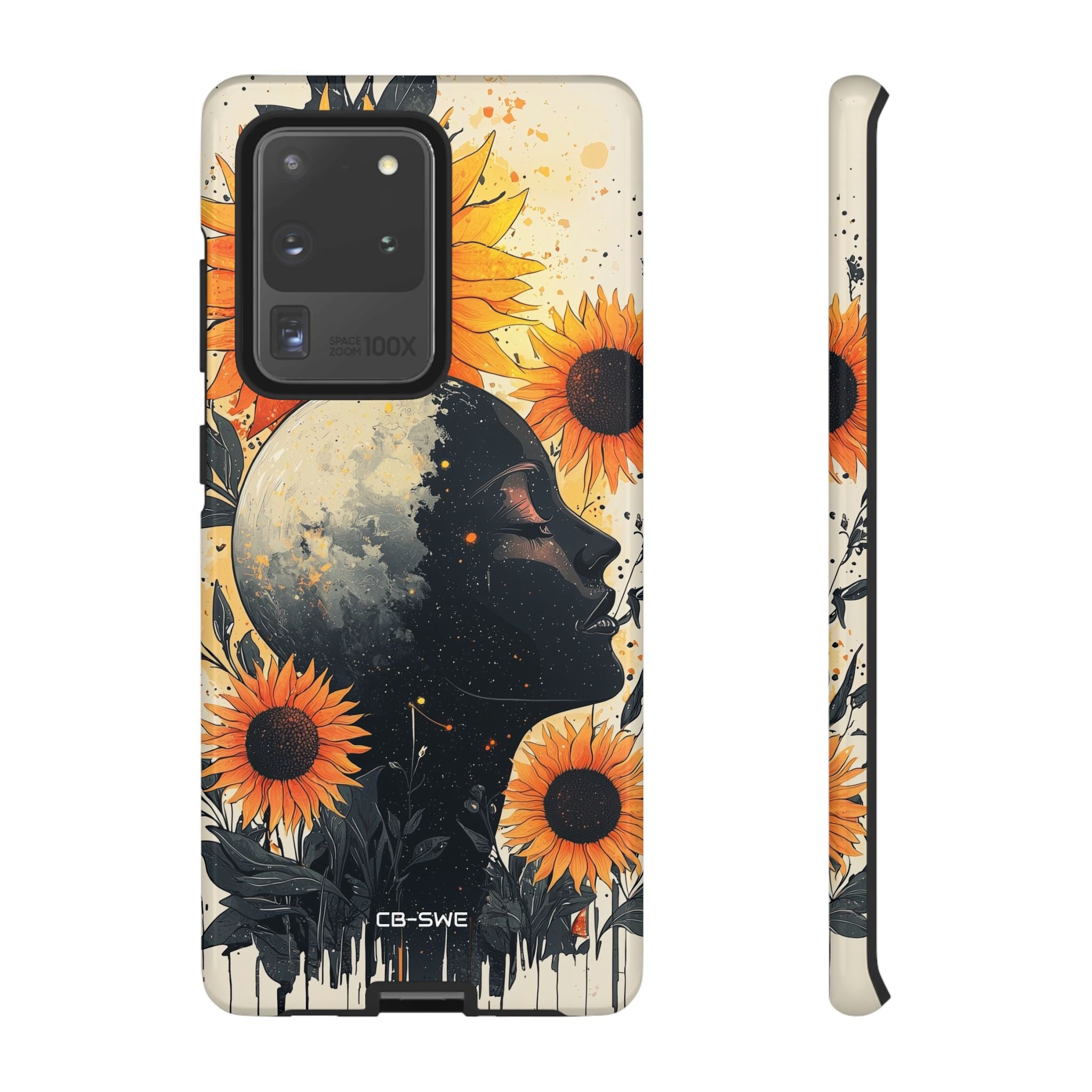 Sunflower Embraces Moon - Samsung Case