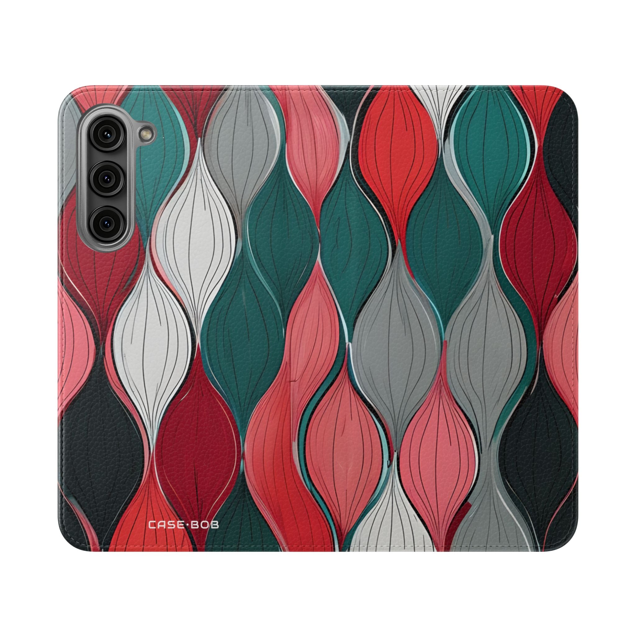 Lehti Spiral Pink - Samsung S23+ Case - Lompakko