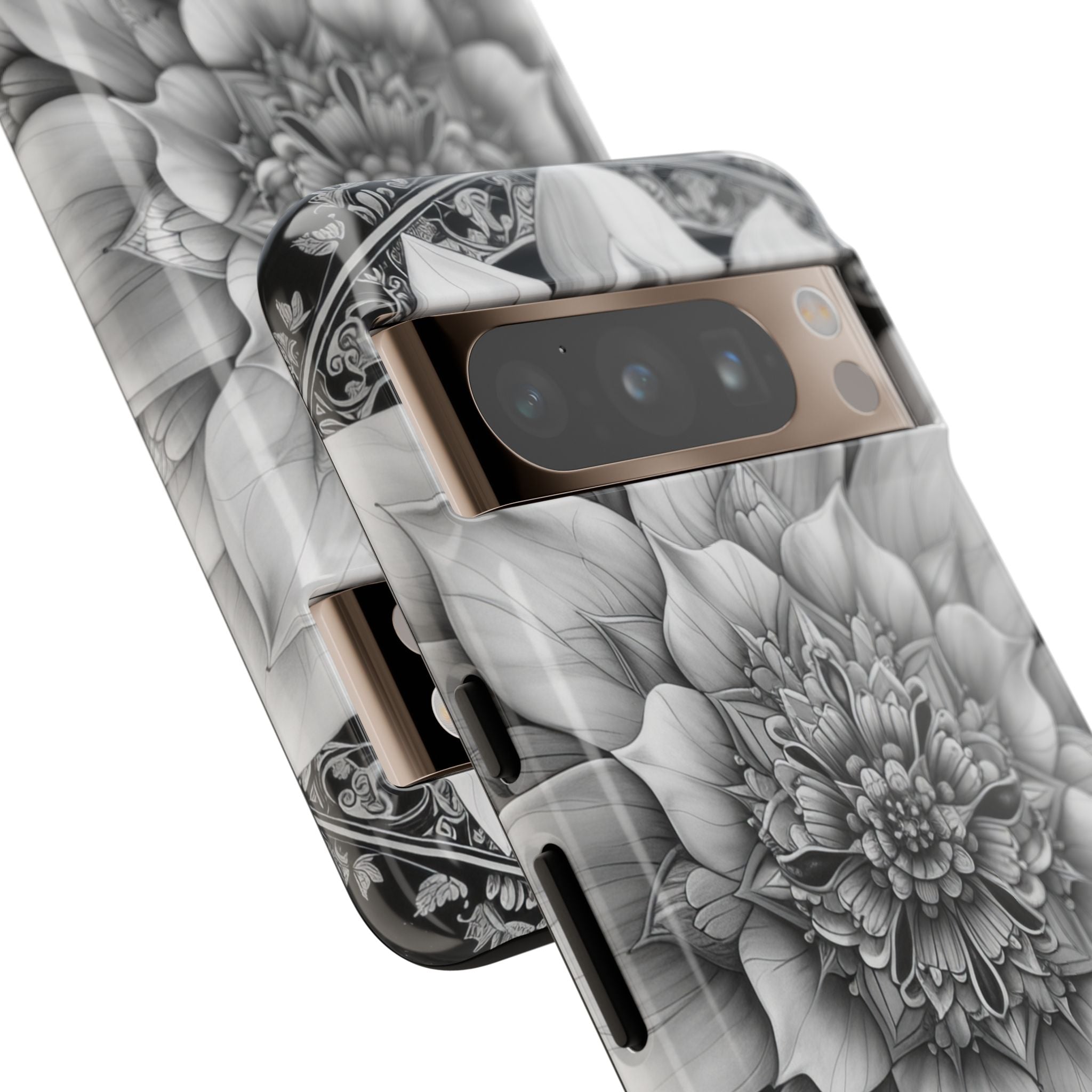 Cosmic Floral Mandala Google Pixel 8 - Tough