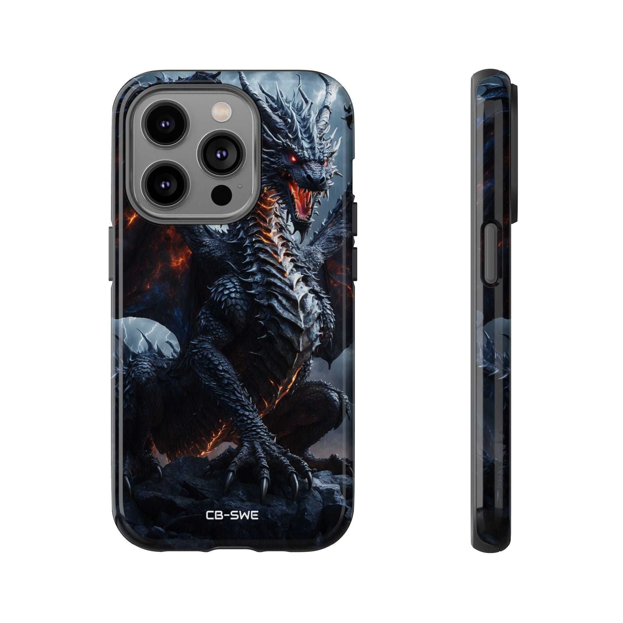 Fiery Wings Unleashed - iPhone Case
