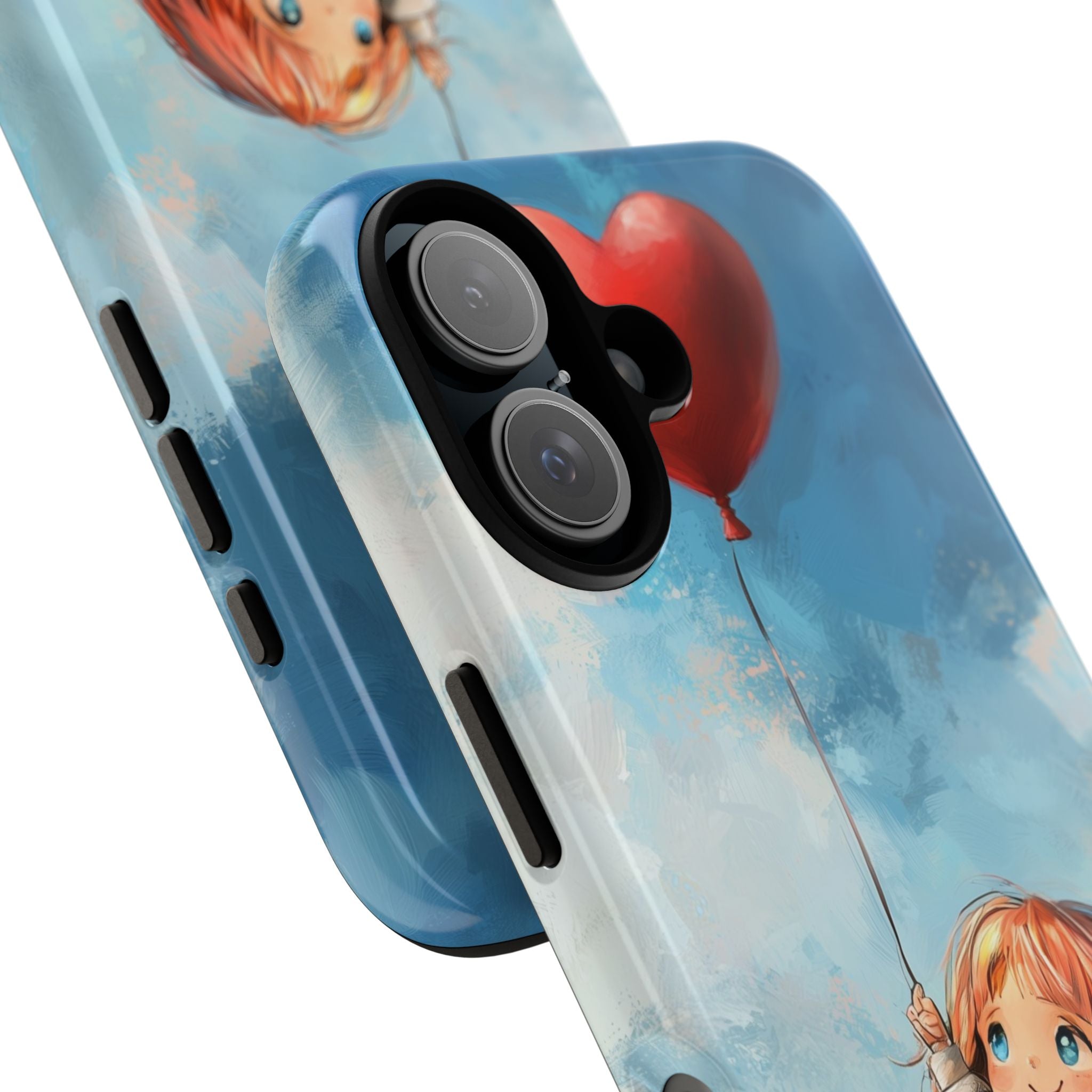 Heart Balloon Whimsy iPhone 16 Plus Case - Tough