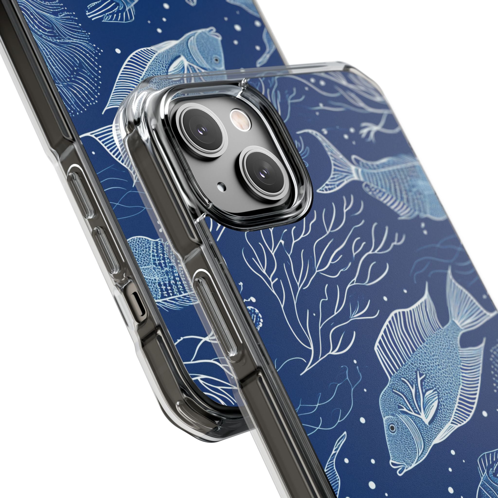 Blue Coral Garden iPhone 14 - Impact Clear+