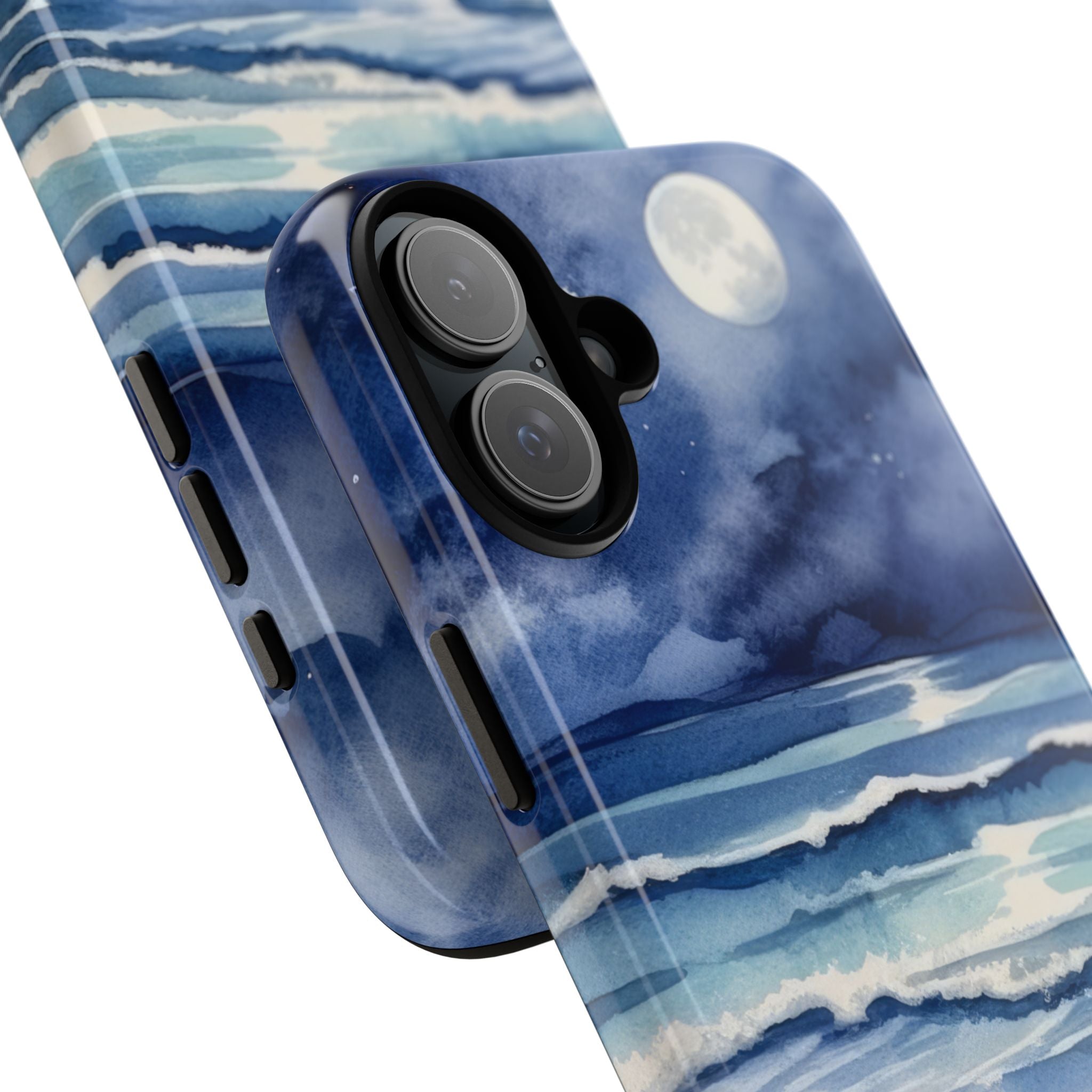 Moonlight Reflects Waves - iPhone Case