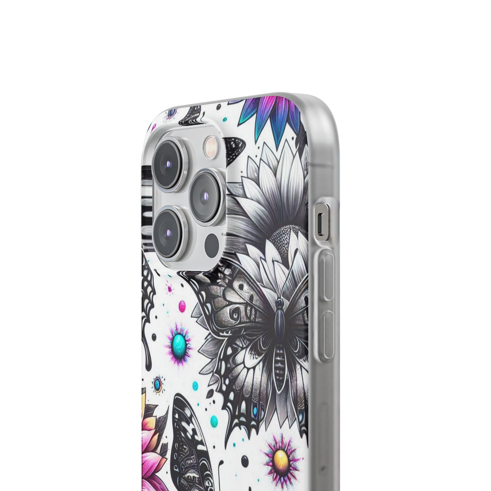 Butterfly Bloom iPhone 14 Pro Case - Soft