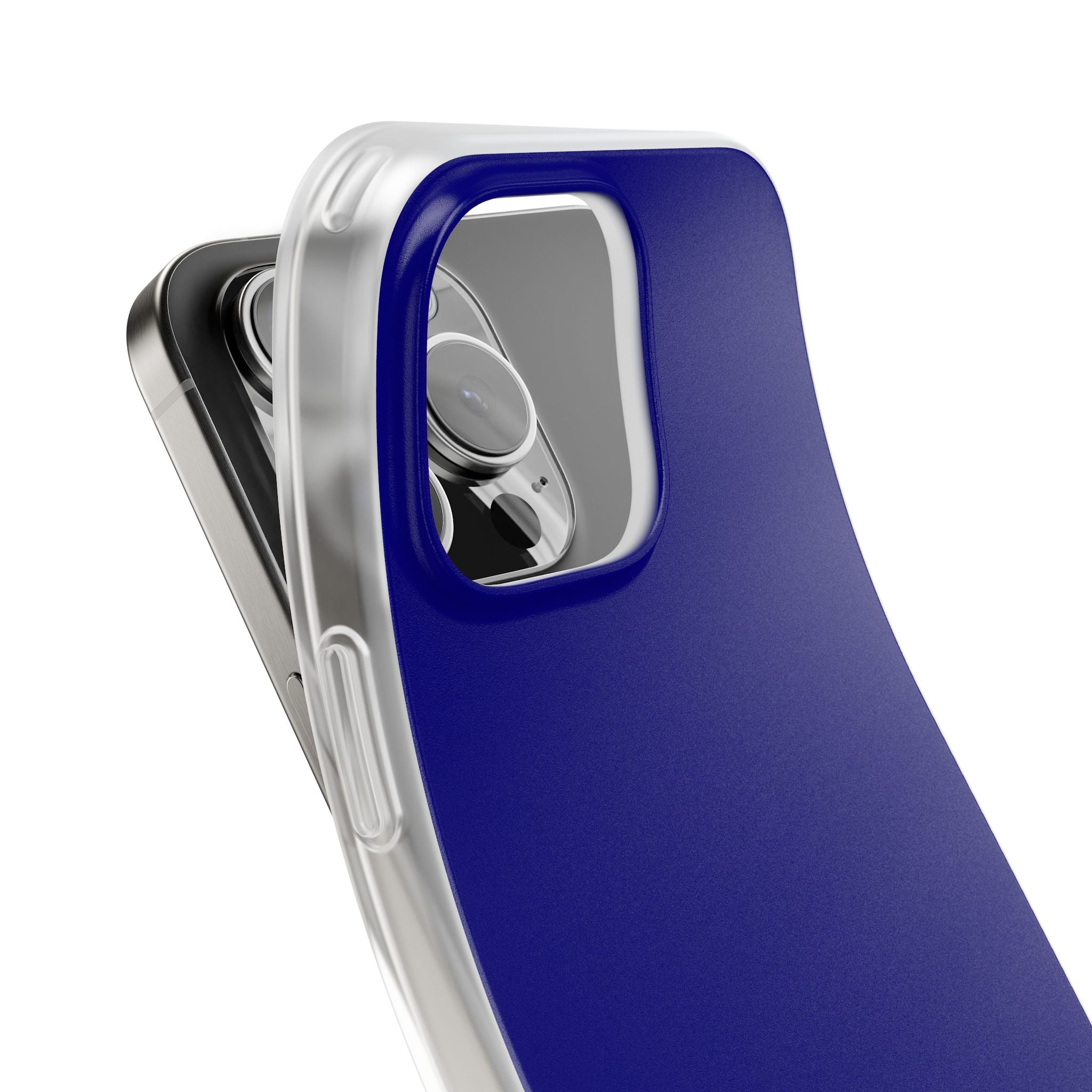 Marineblaue iPhone-Hülle – Flexi