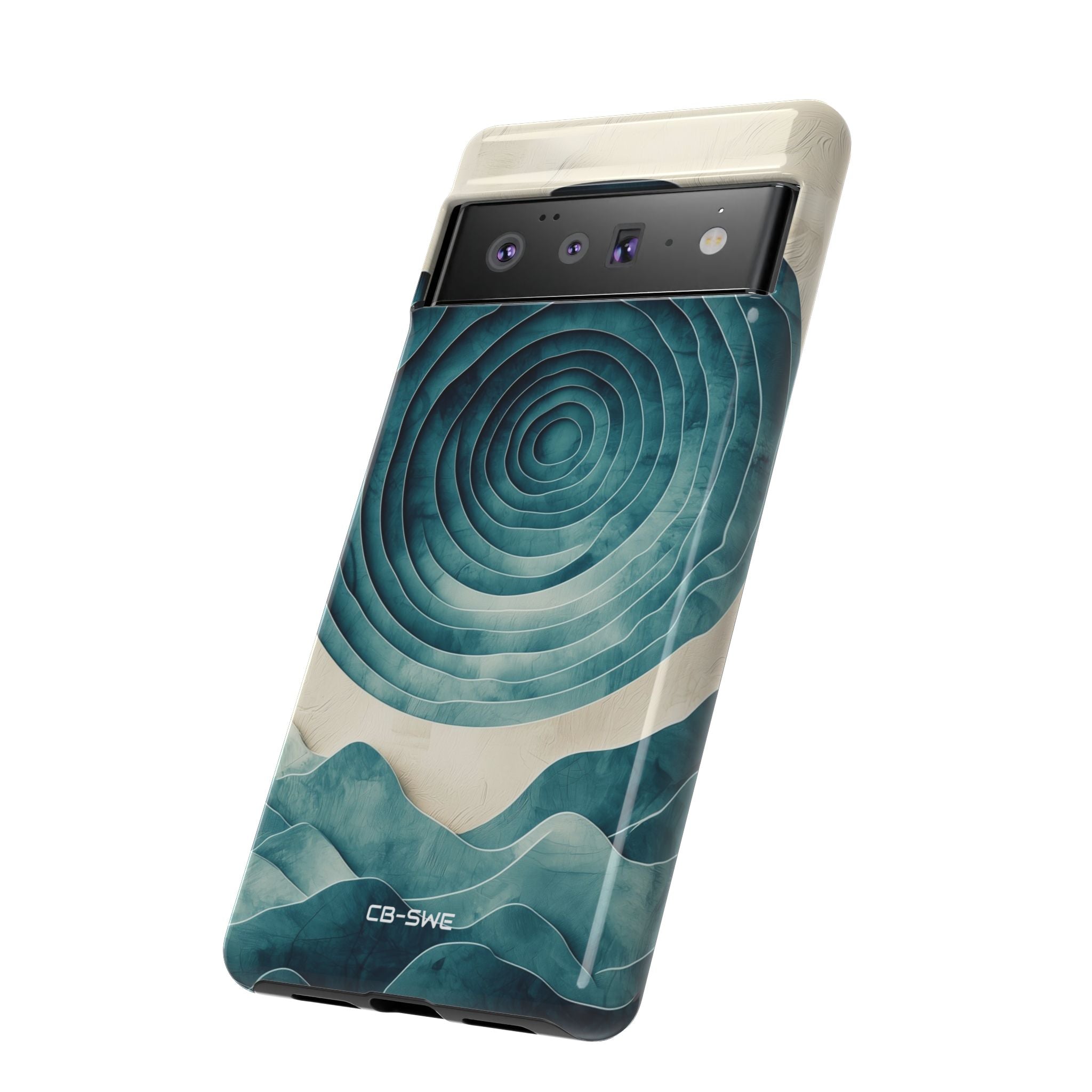 Waves Embrace Circles - Google Pixel Case
