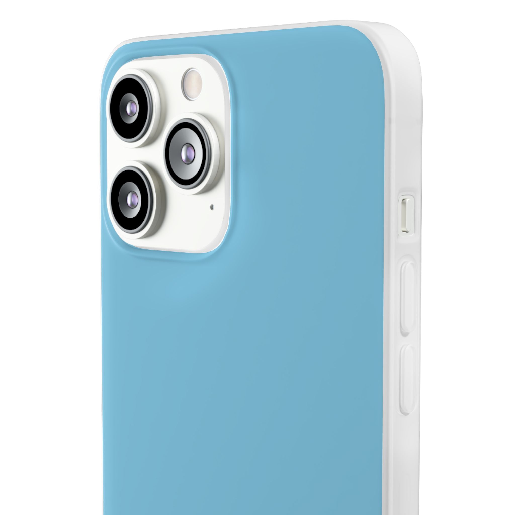 Himmelblaue iPhone-Hülle - Flexi