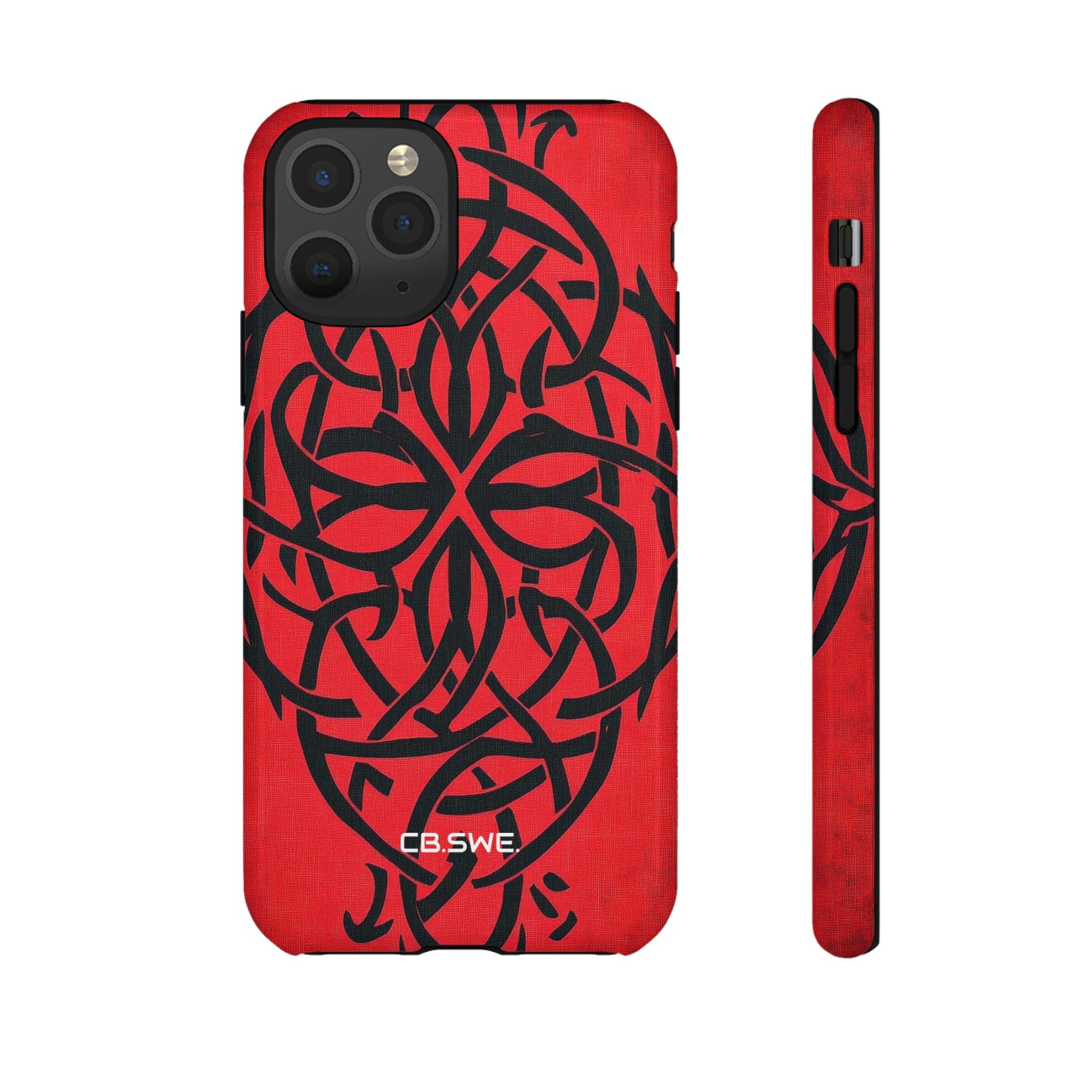 Kaunis Punane Sümmeetriline Keldi Sümbolid Gothic Standard iPhone 11 - Tough