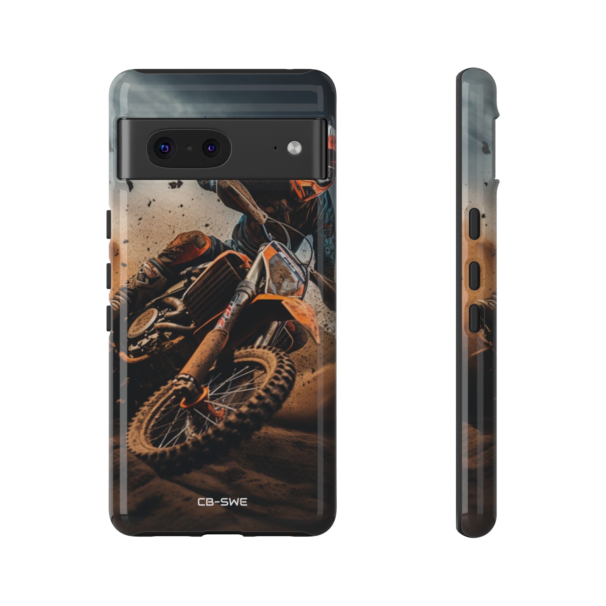 Rider Amidst Desert Fury - Google Pixel Case