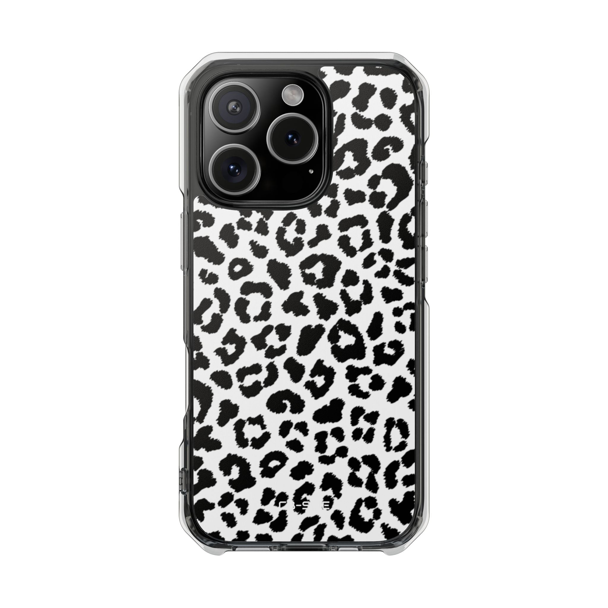 Monochrome Leopard Essence iPhone Case - Impact