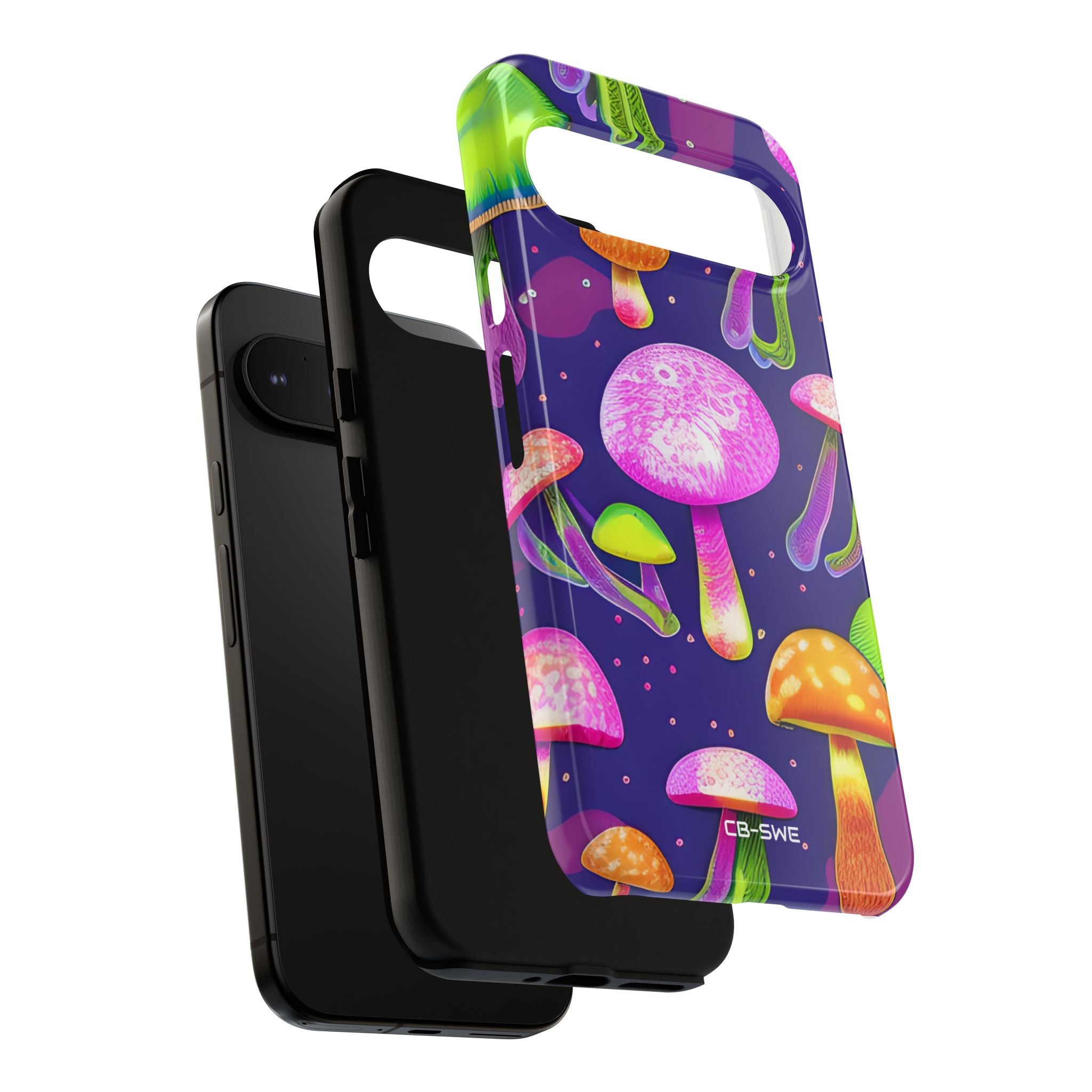 Neon Mushroom Dreams - Google Pixel Case