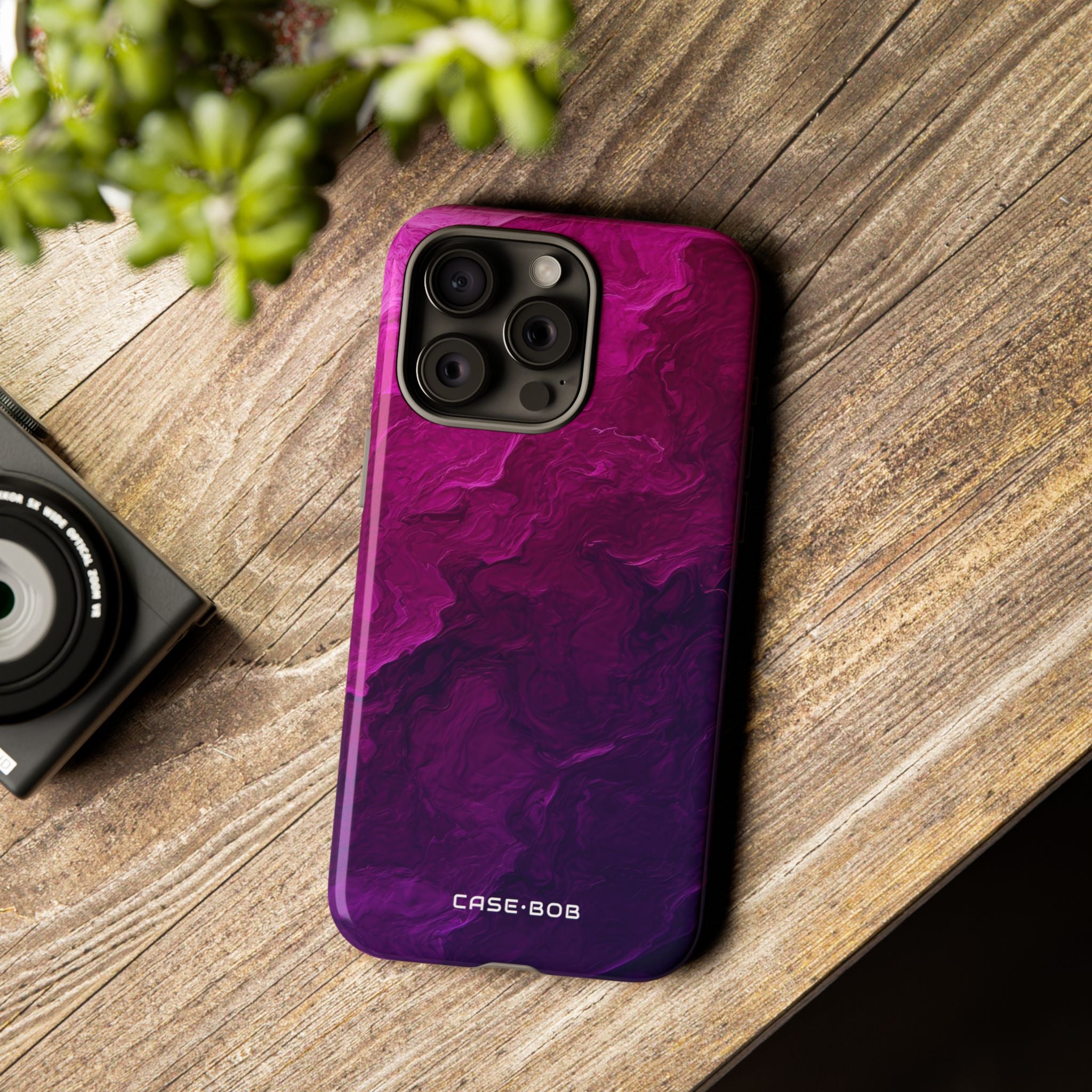 Violet Swirl iPhone 15 Pro Max Case - Tough