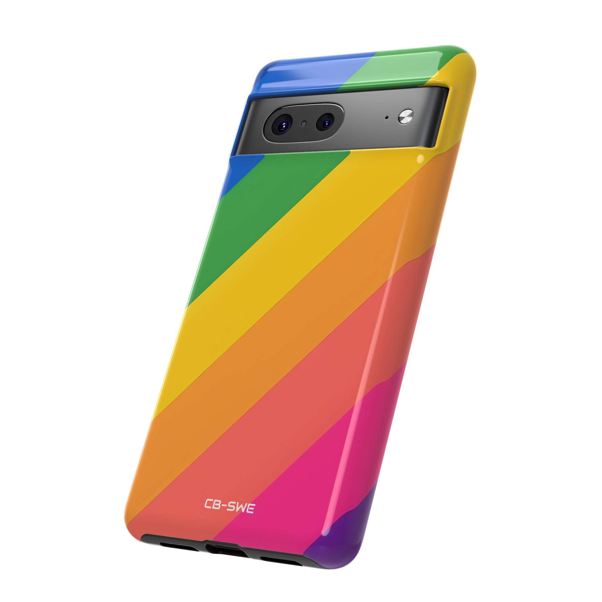 Vibrant Geometric Spectrum - Google Pixel Case