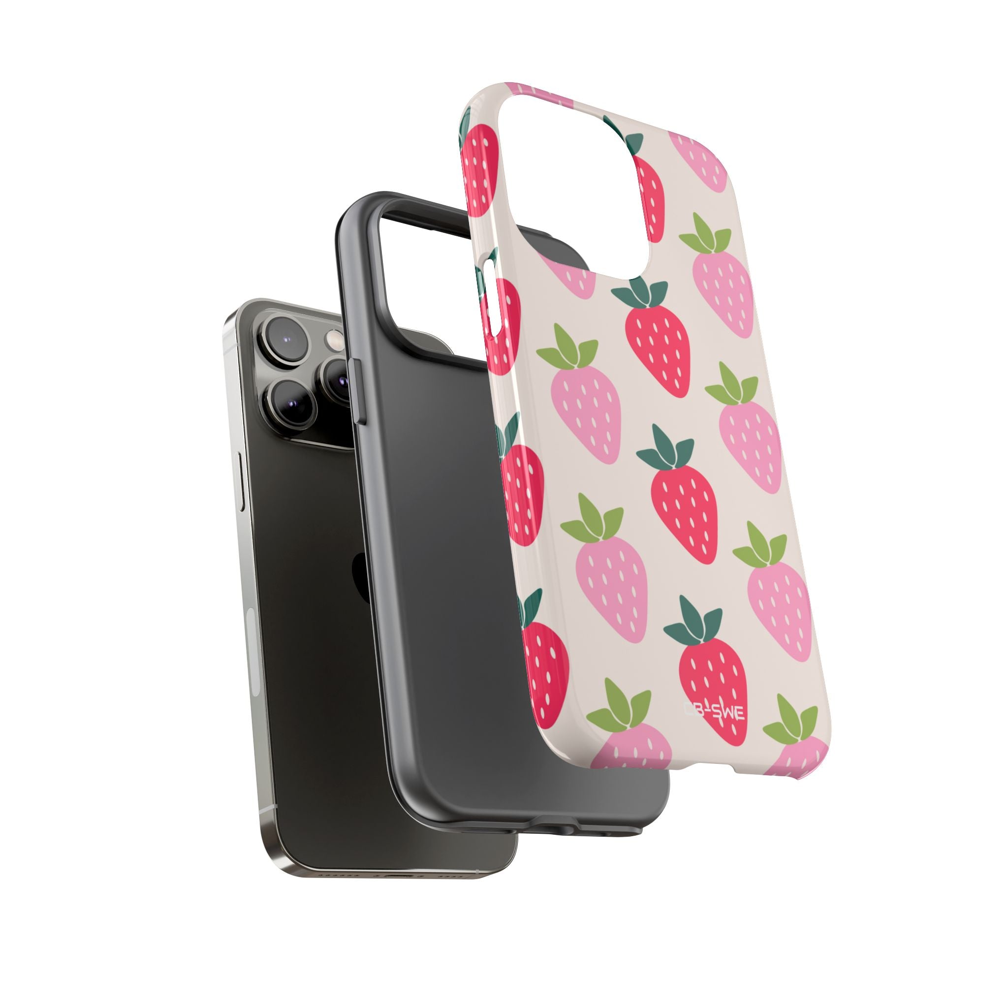 Vibrant Strawberry Rhythm - iPhone Case